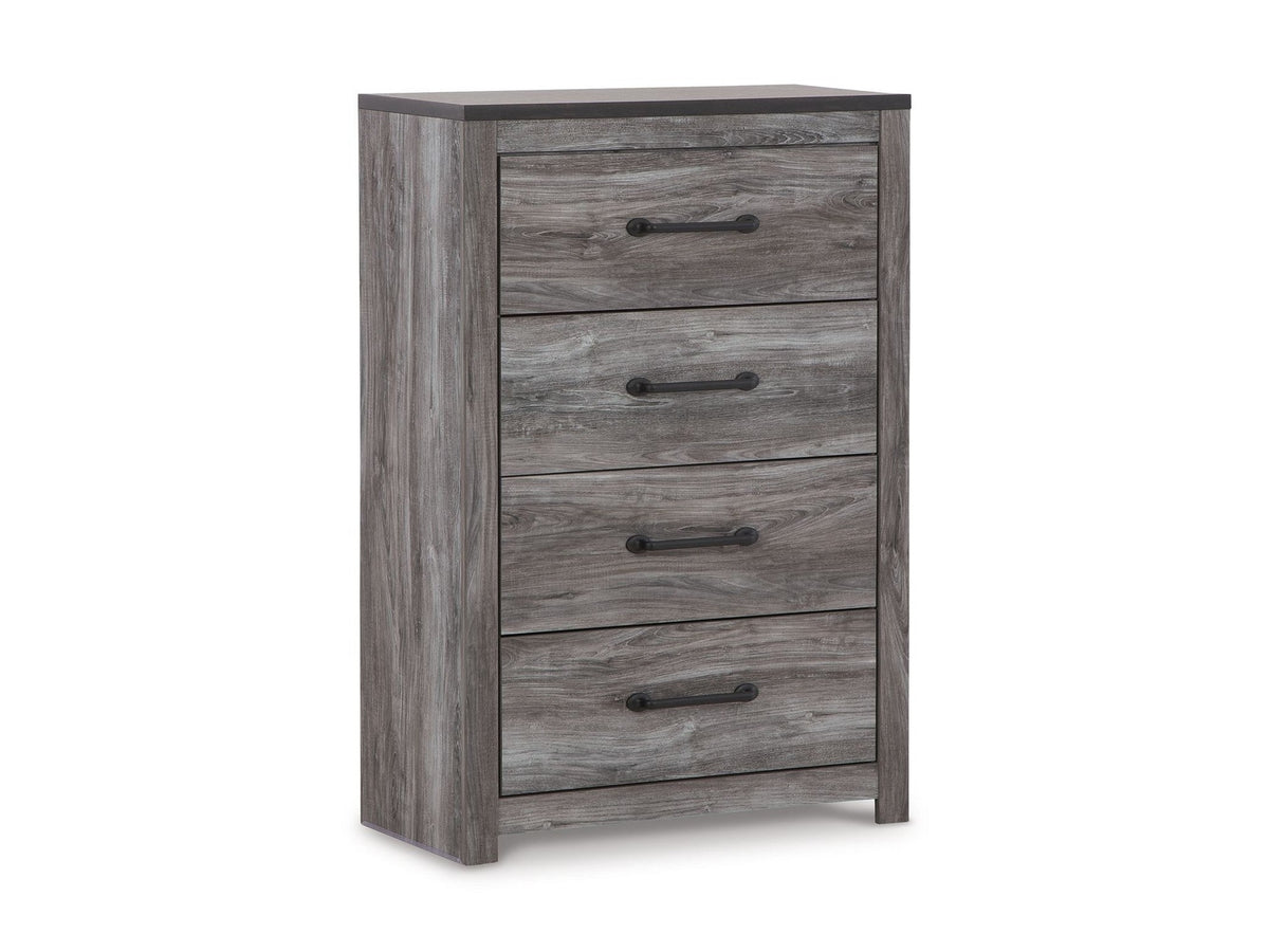 Bronyan - Four Drawer Chest - Dark Gray
