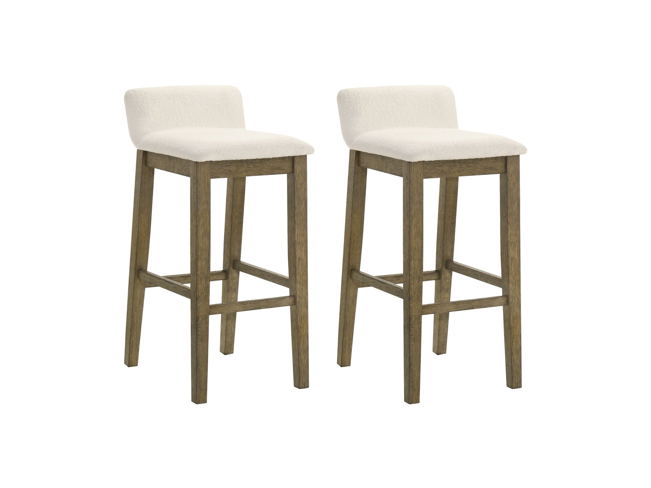 Annikah - Modern Transitional Wood Bar Height Kitchen Bar Stool
