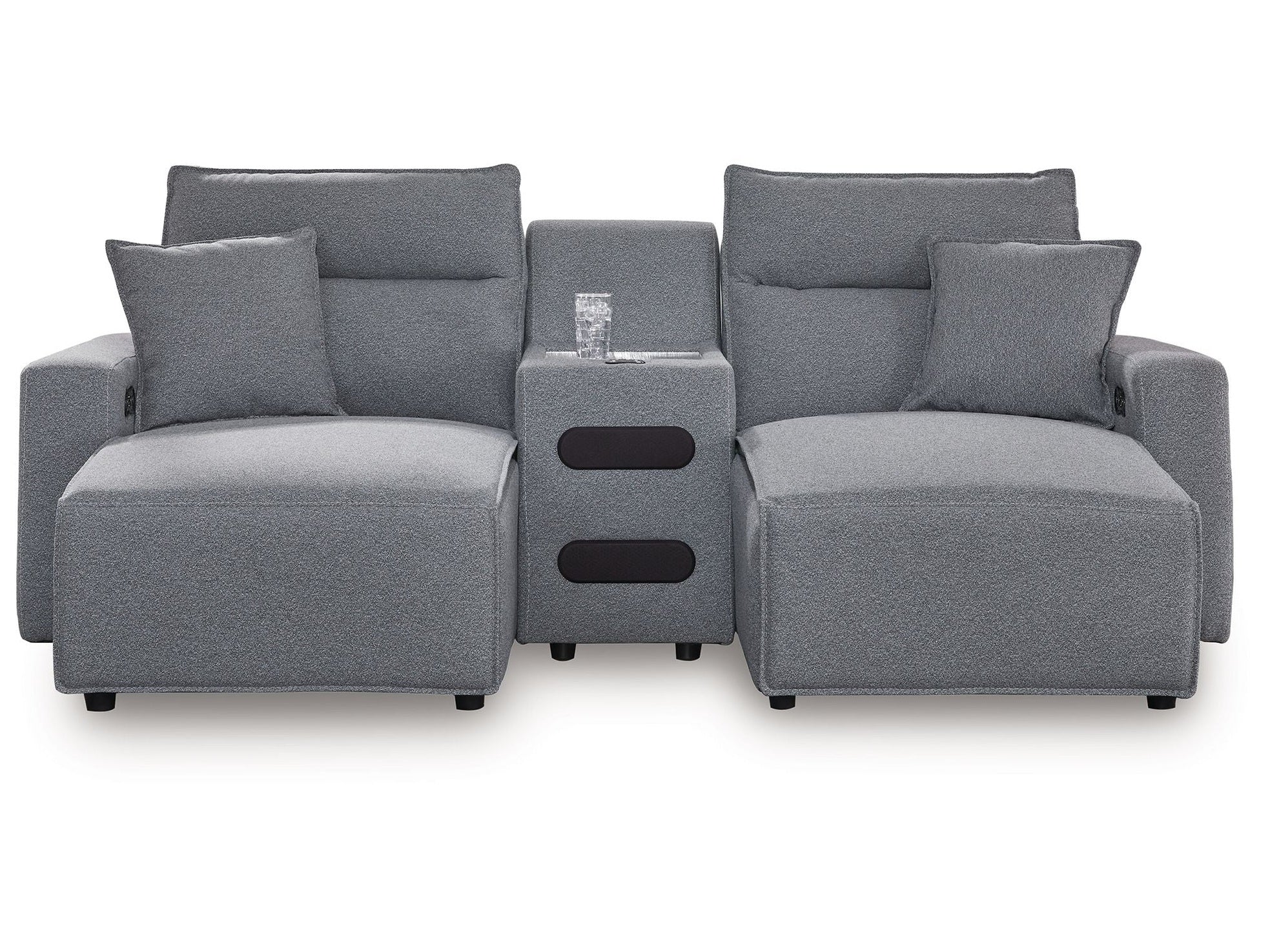 Modmax II - Reclining Sectional - Salt And Pepper
