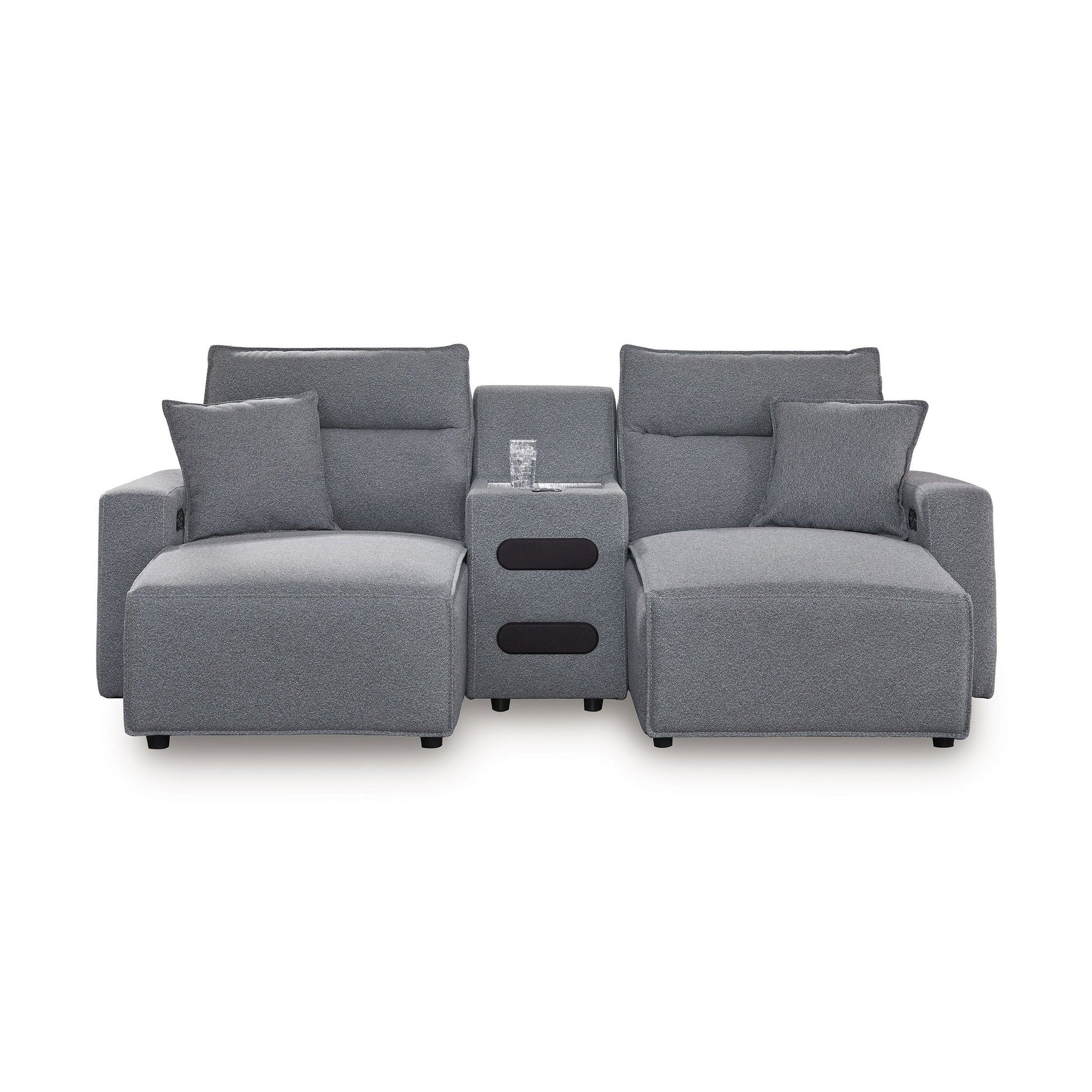 Modmax II - Reclining Sectional - Salt And Pepper