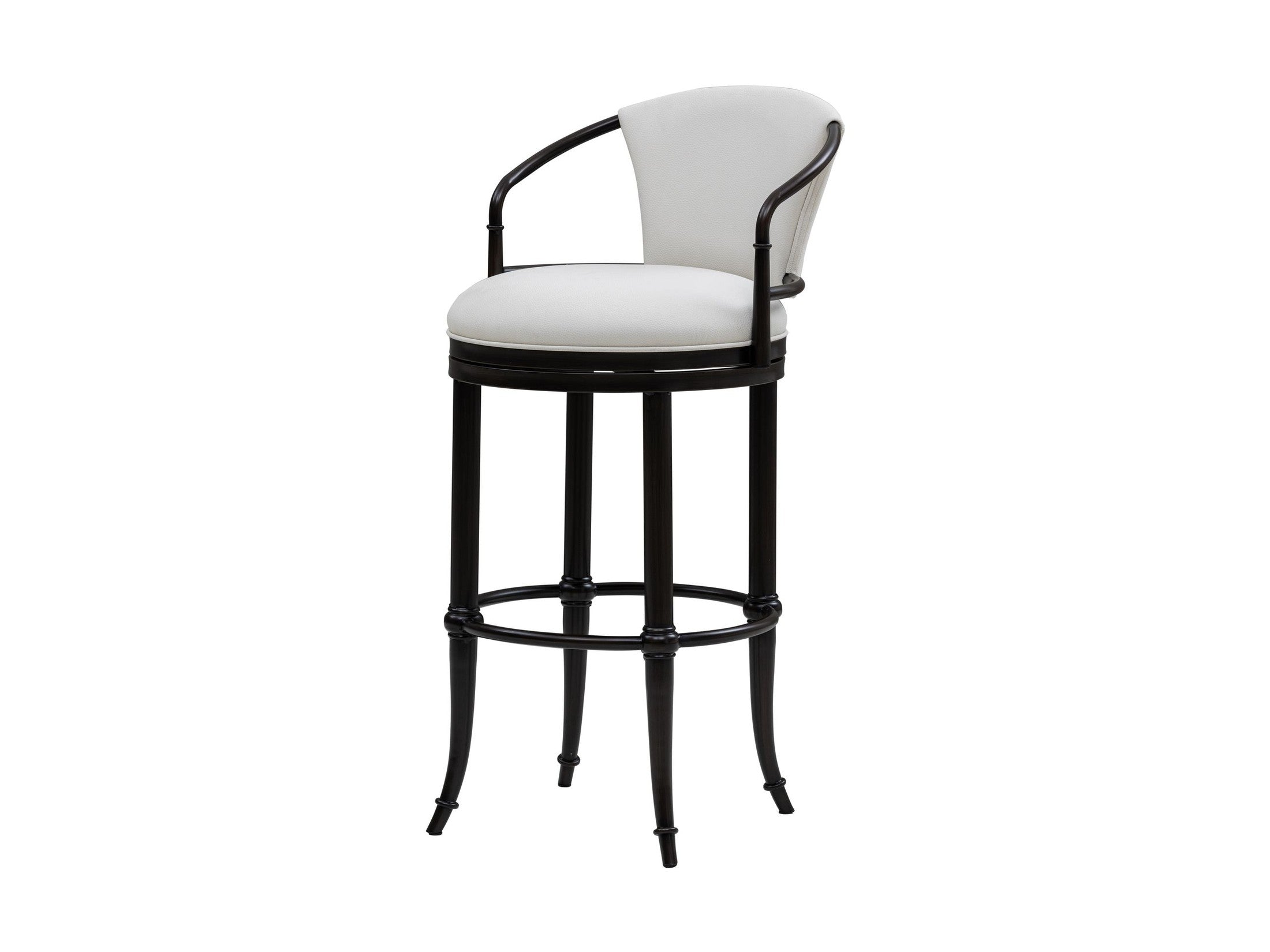 Otis - Upholstered Swivel Bar Height Barstool
