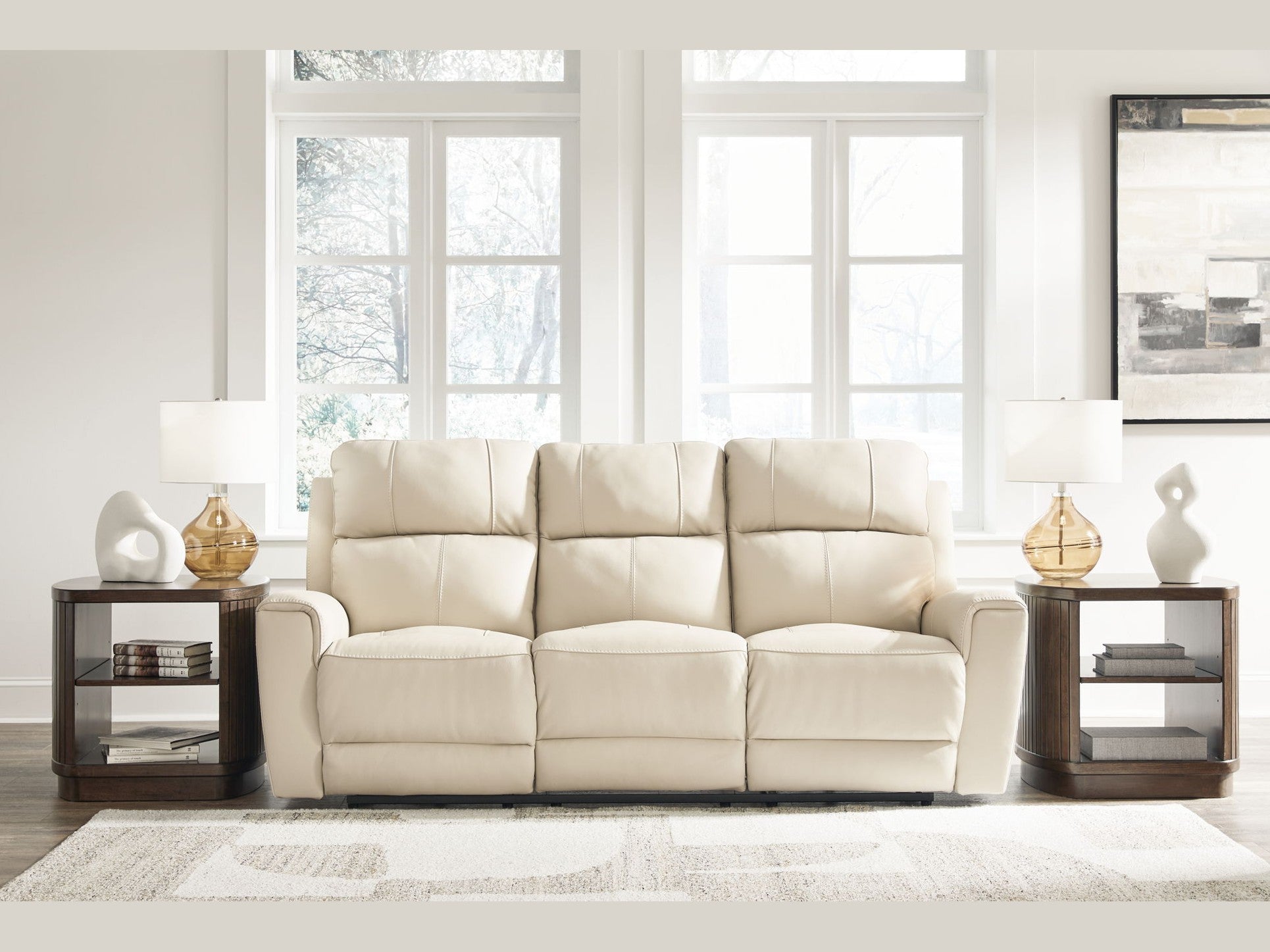 Dahlmoore - Power Reclining Sofa - Almond