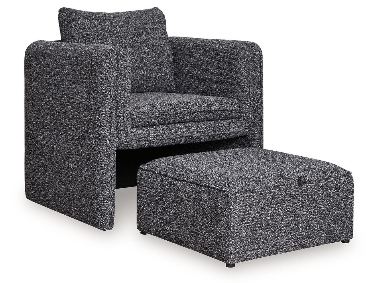 Vreni - Accent Chair - Charcoal / Black