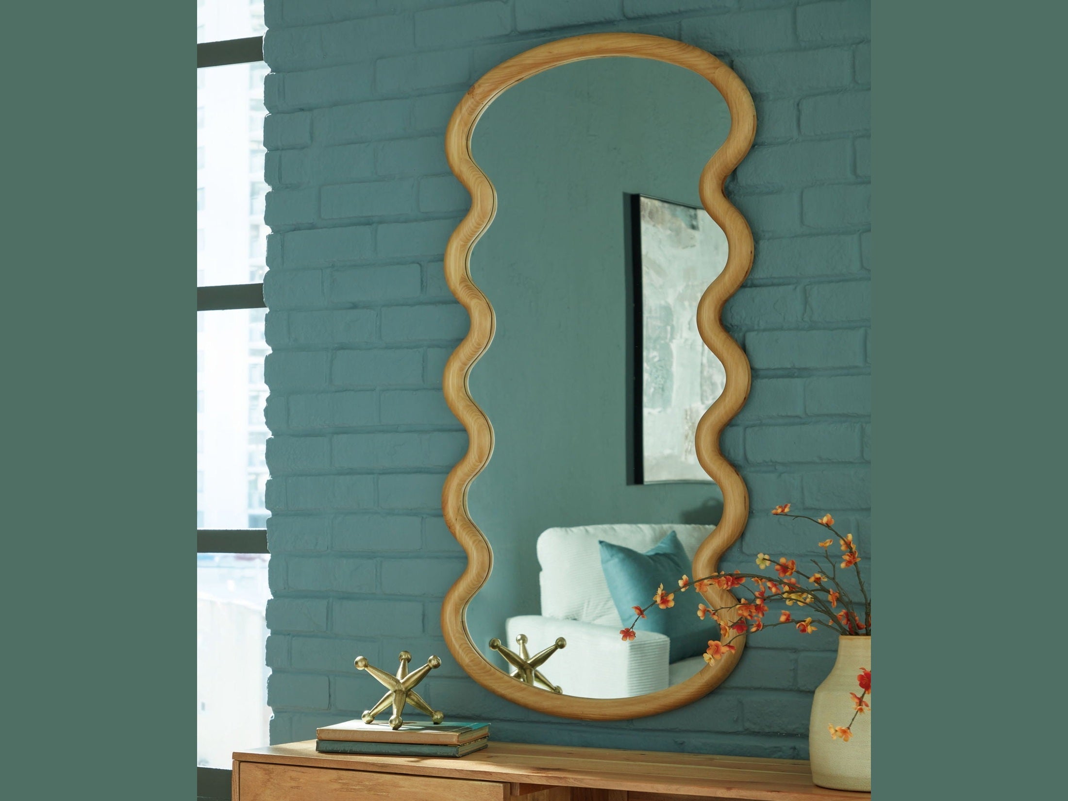 Serendis - Accent Mirror - Brown