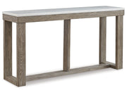Loyaska - Sofa Table - Brown / Ivory