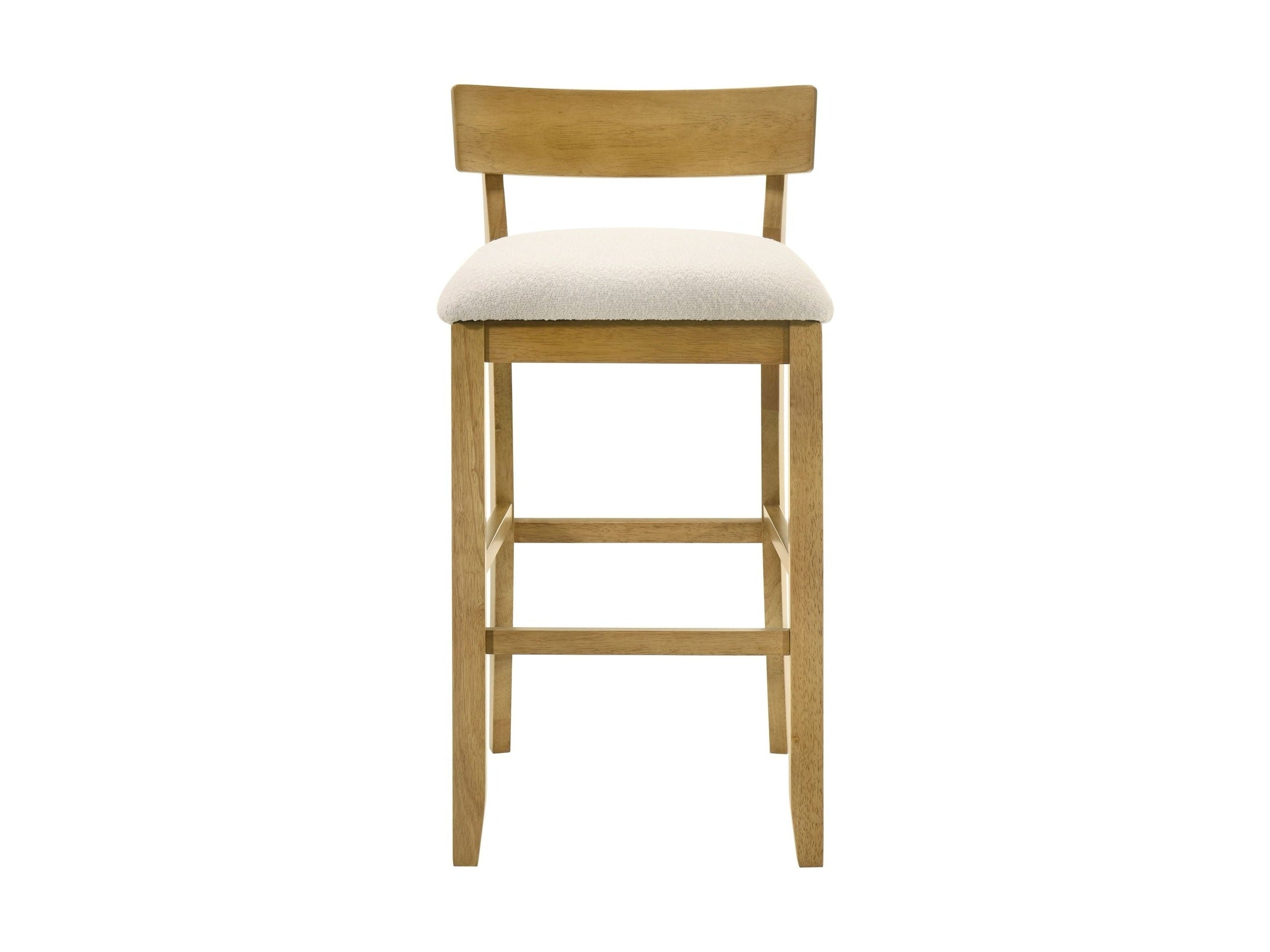 Merie - Modern Transitional Wood Bar Height Kitchen Bar Stool
