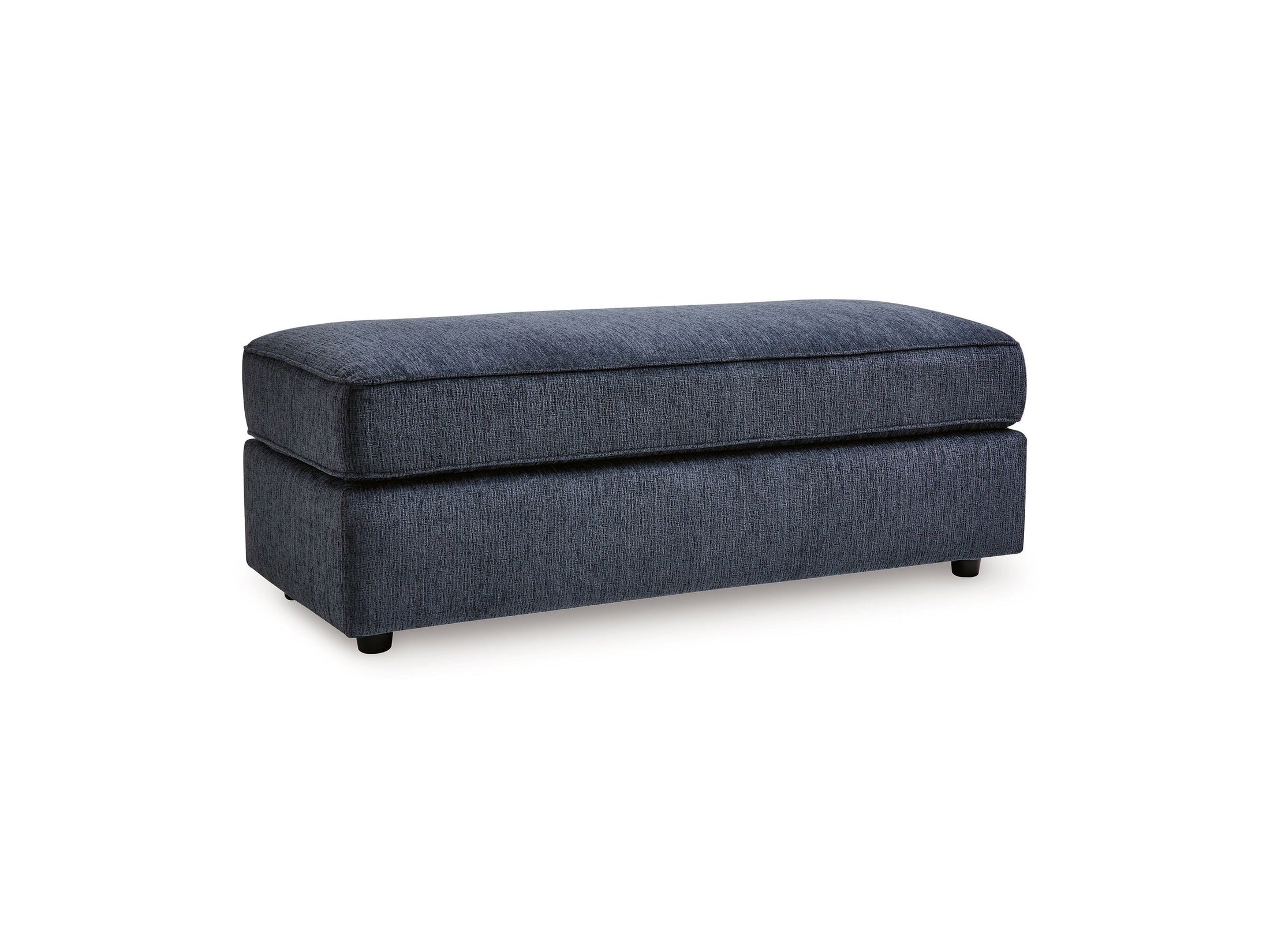 Albar Place - Oversized Accent Ottoman - Cobalt