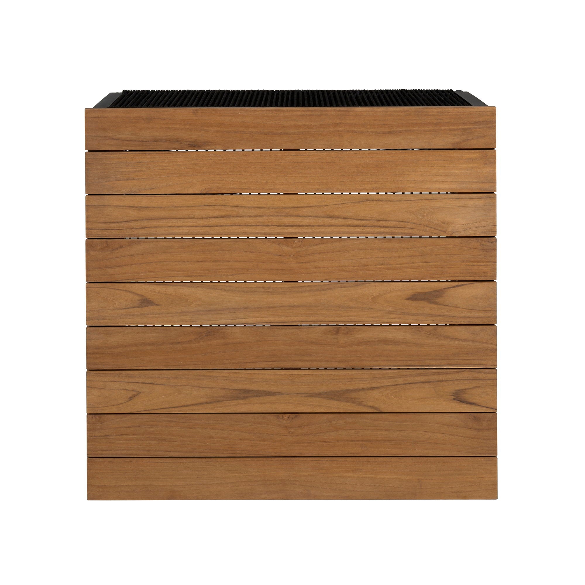 Artesia - Outdoor Patio Coffee Table - Teak / Black