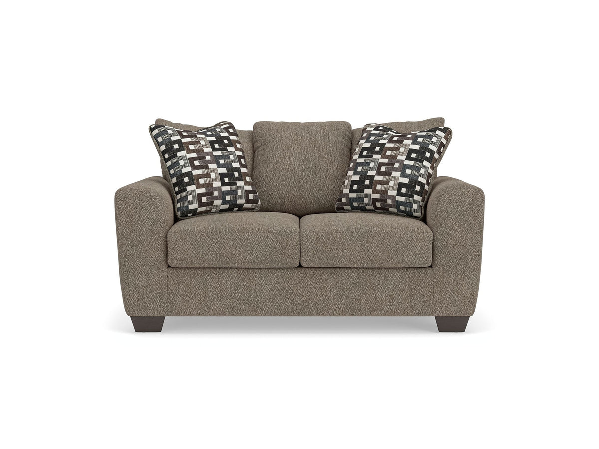 Triston-Peaks - Loveseat - Suede
