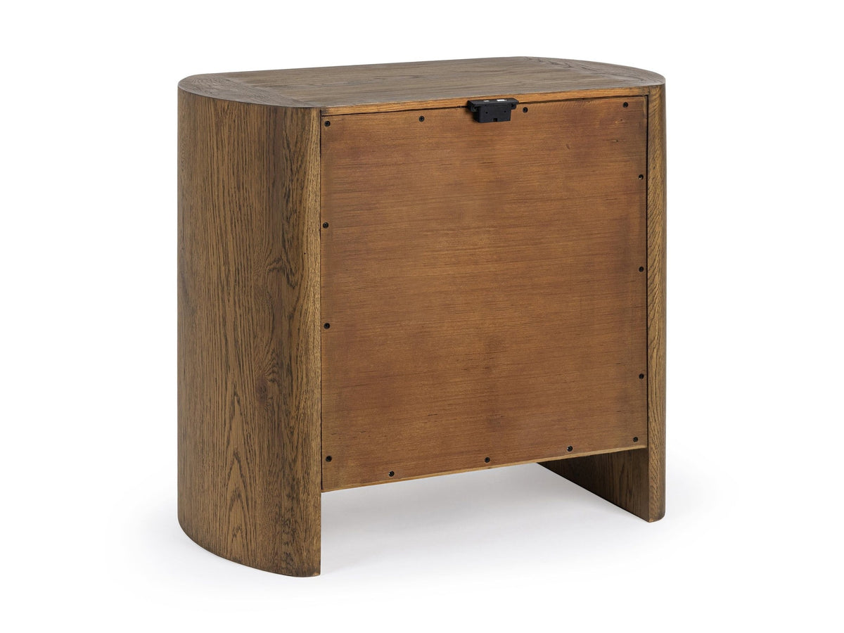 Kyrie - 2 Drawer Nightstand - Tawny Brown