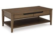 Roanhowe - Rectangular Cocktail Table - Brown