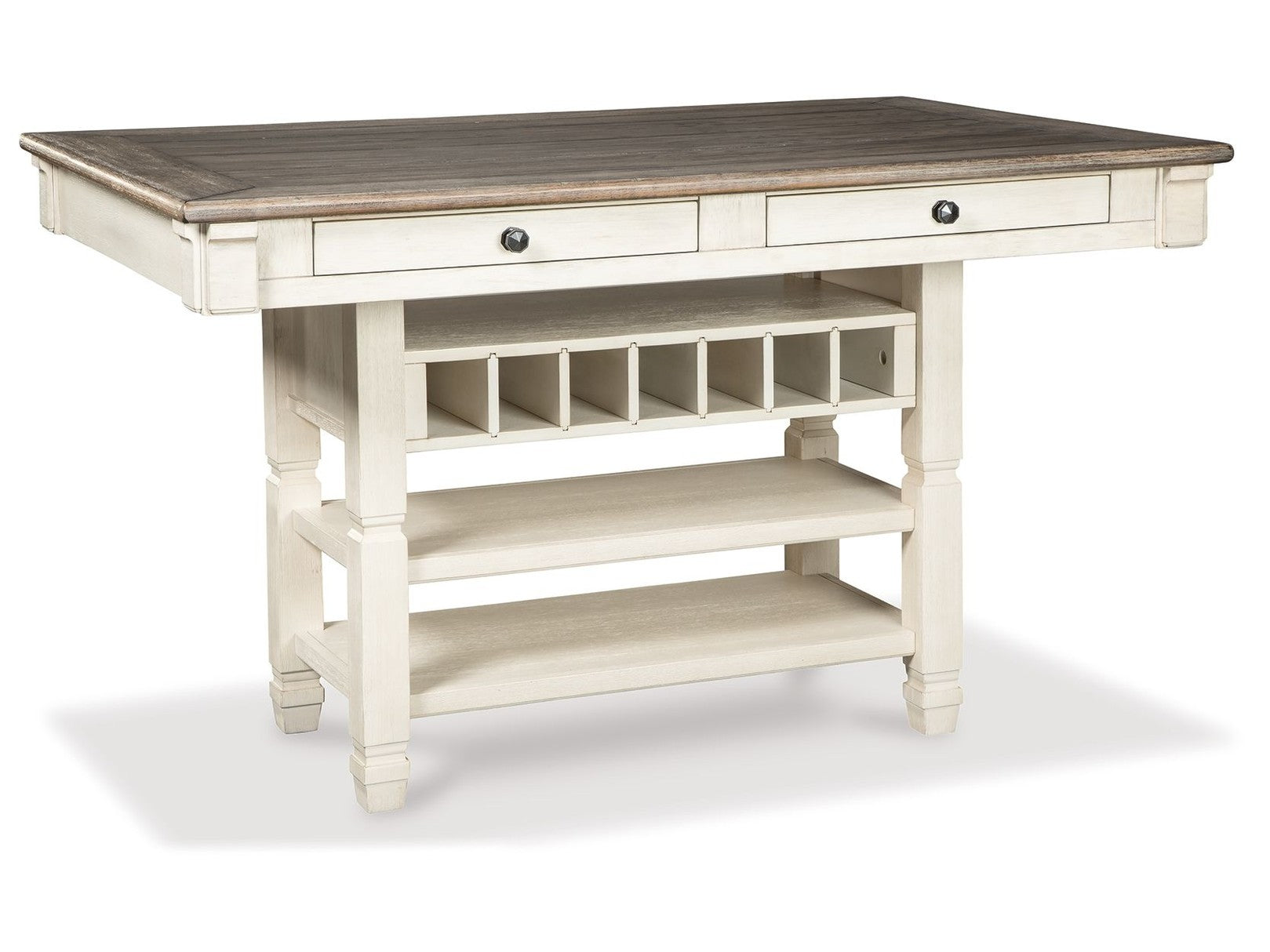 Bolanburg - Rectangular Dining Room Counter Table - Beige