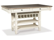 Bolanburg - Rectangular Dining Room Counter Table - Beige