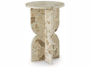 Treygan - Accent Table - Beige