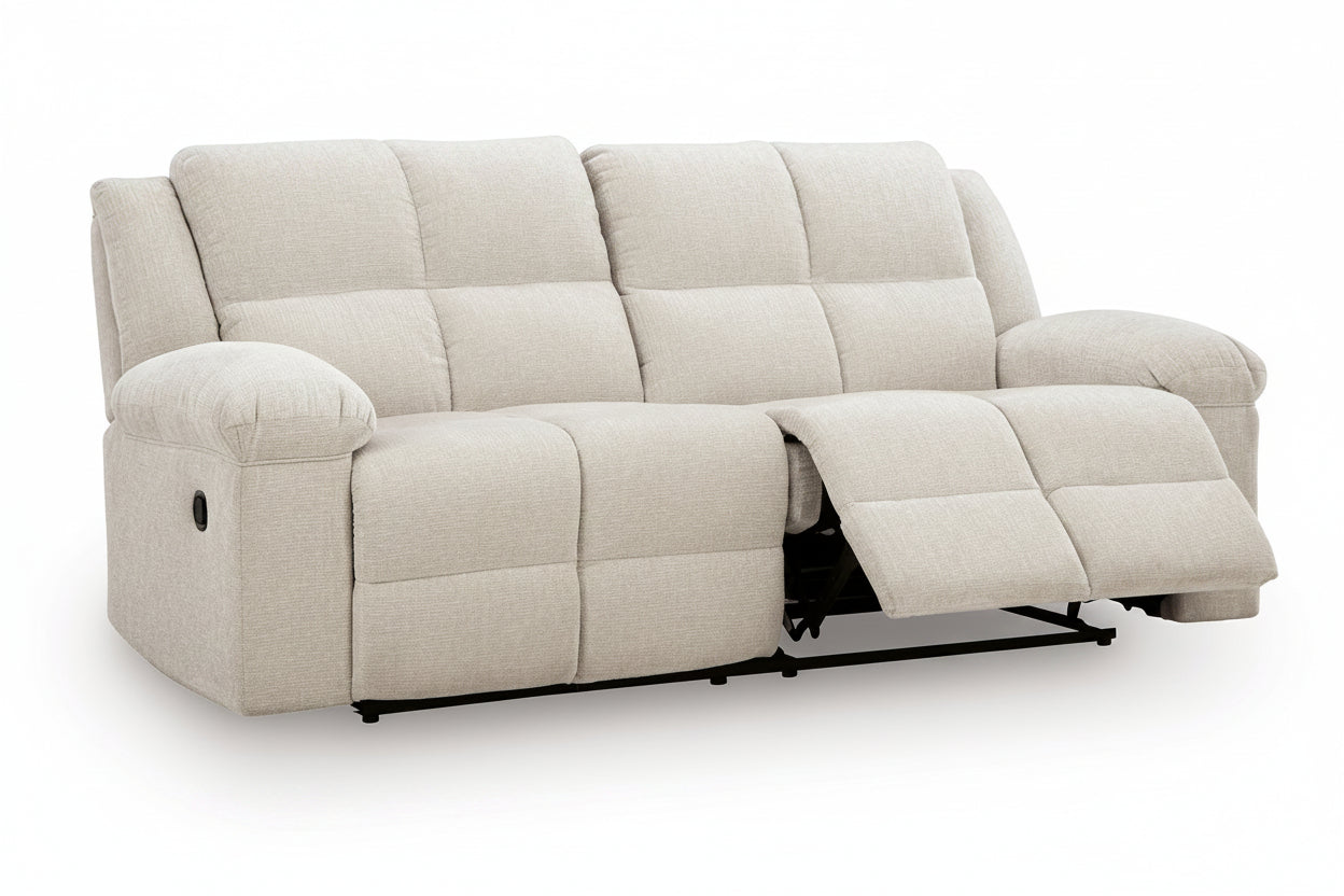 Orlen beige sofa with reclining mechanism on a white background.