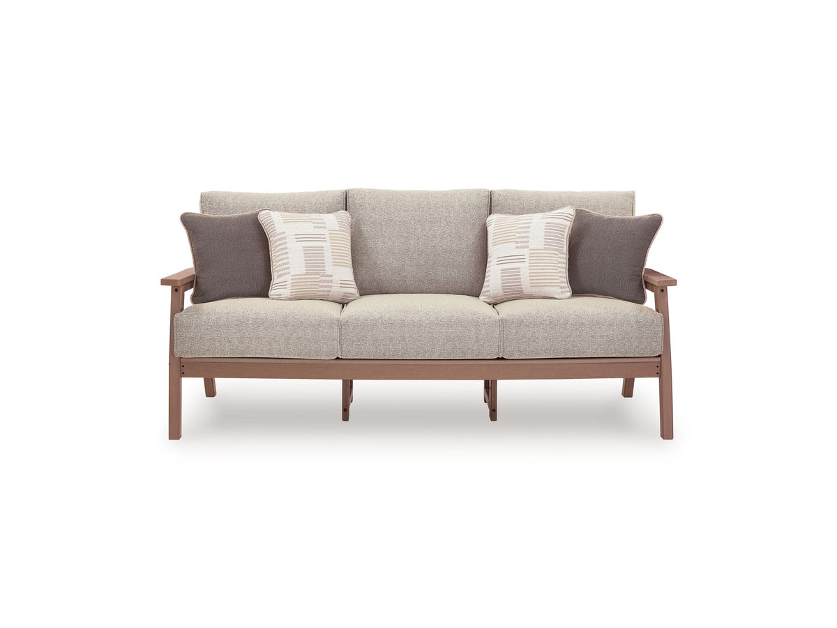 Grover Beach - Sofa With Cushion - Driftwood
