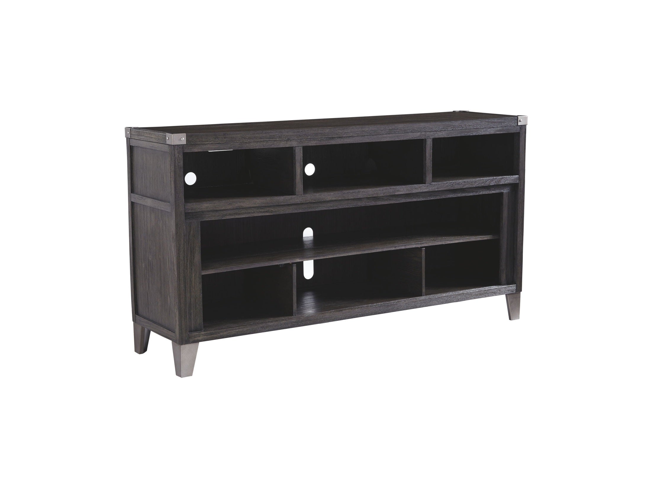 Todoe - LG TV Stand w/Fireplace Option - Gray