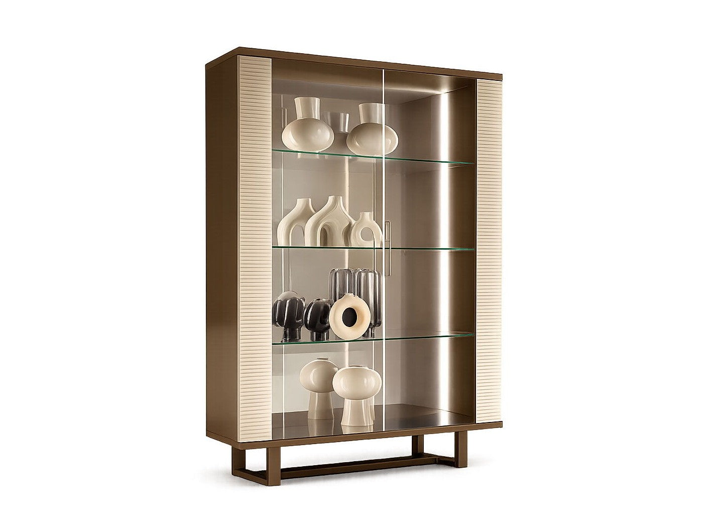 Linea - 2 Door China - Light Beige / Brown