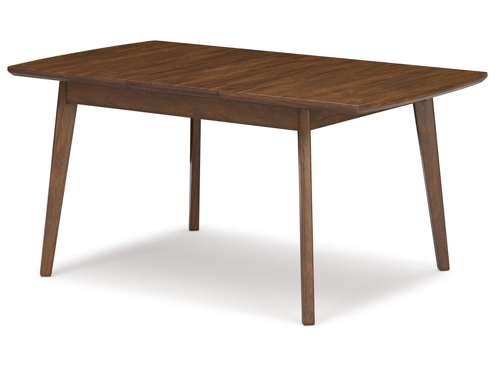 Lyncott - Rectangular Dining Room Butterfly Extension Table - Brown
