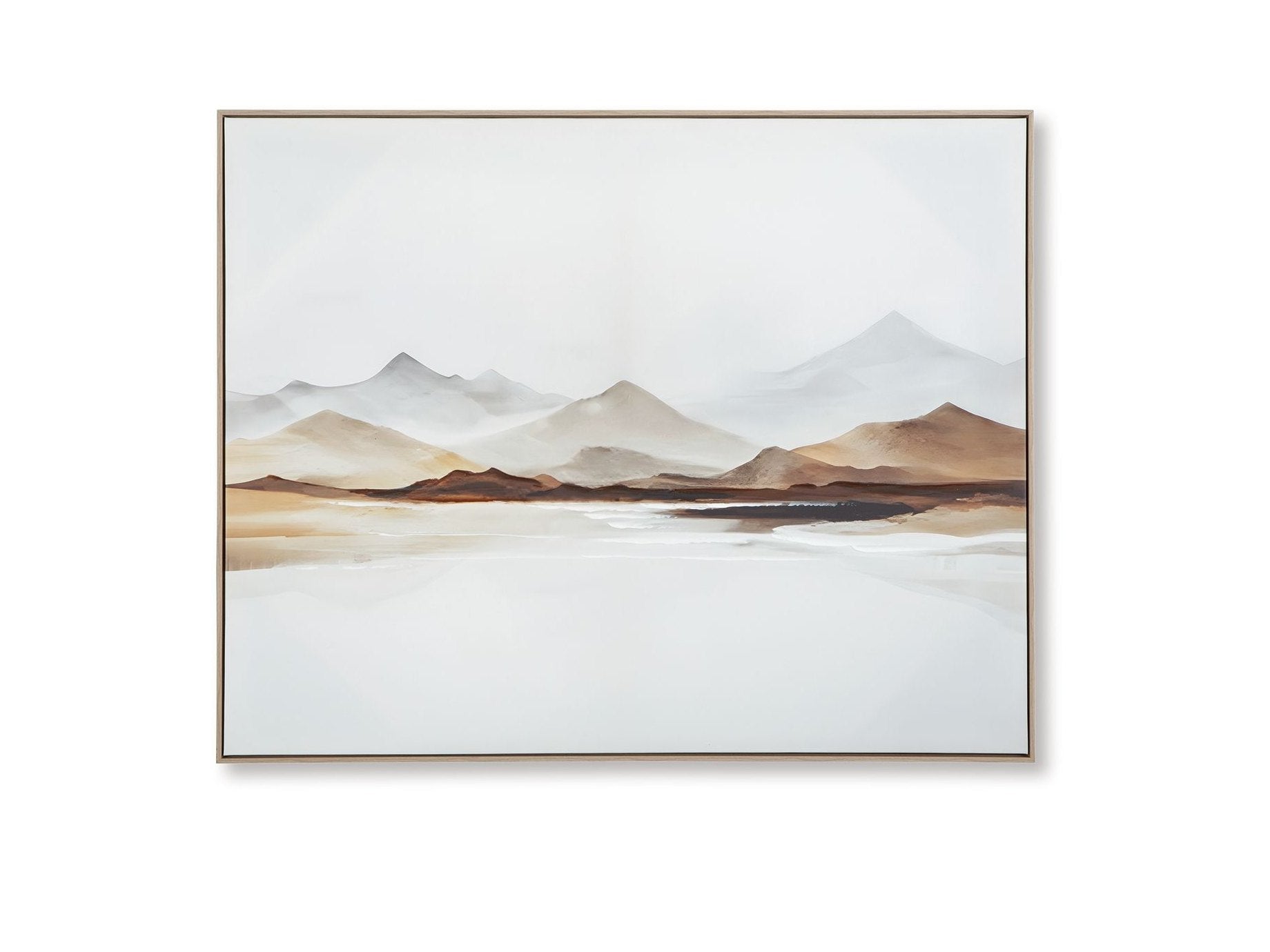 Karalen - Wall Art - White / Gray / Brown