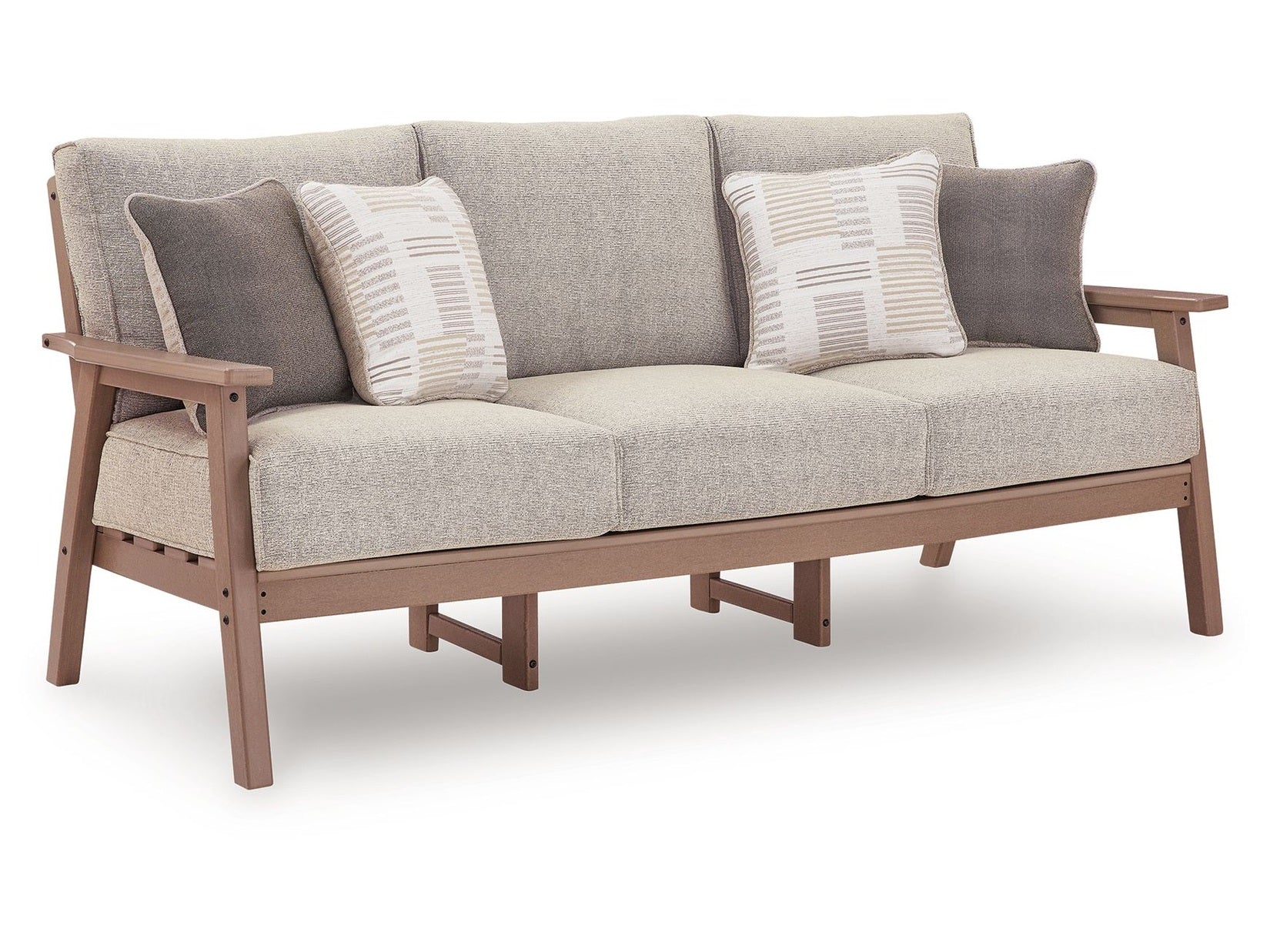 Cliffs Beach - Sofa With Cushion - Driftwood