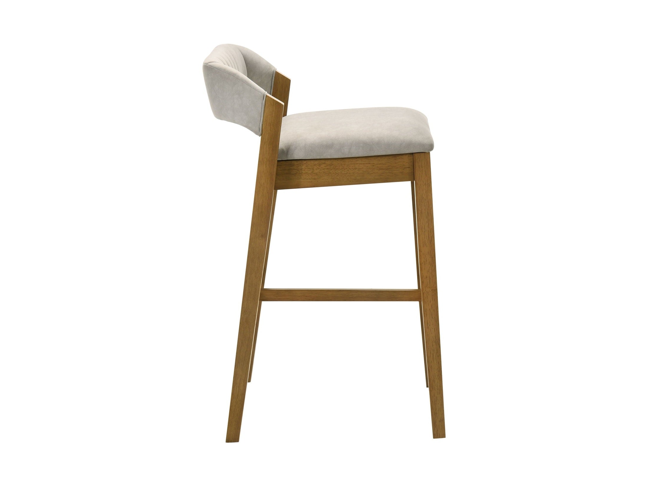 Landyn - 30" Amber Glow Bar Height Rubberwood Barstool