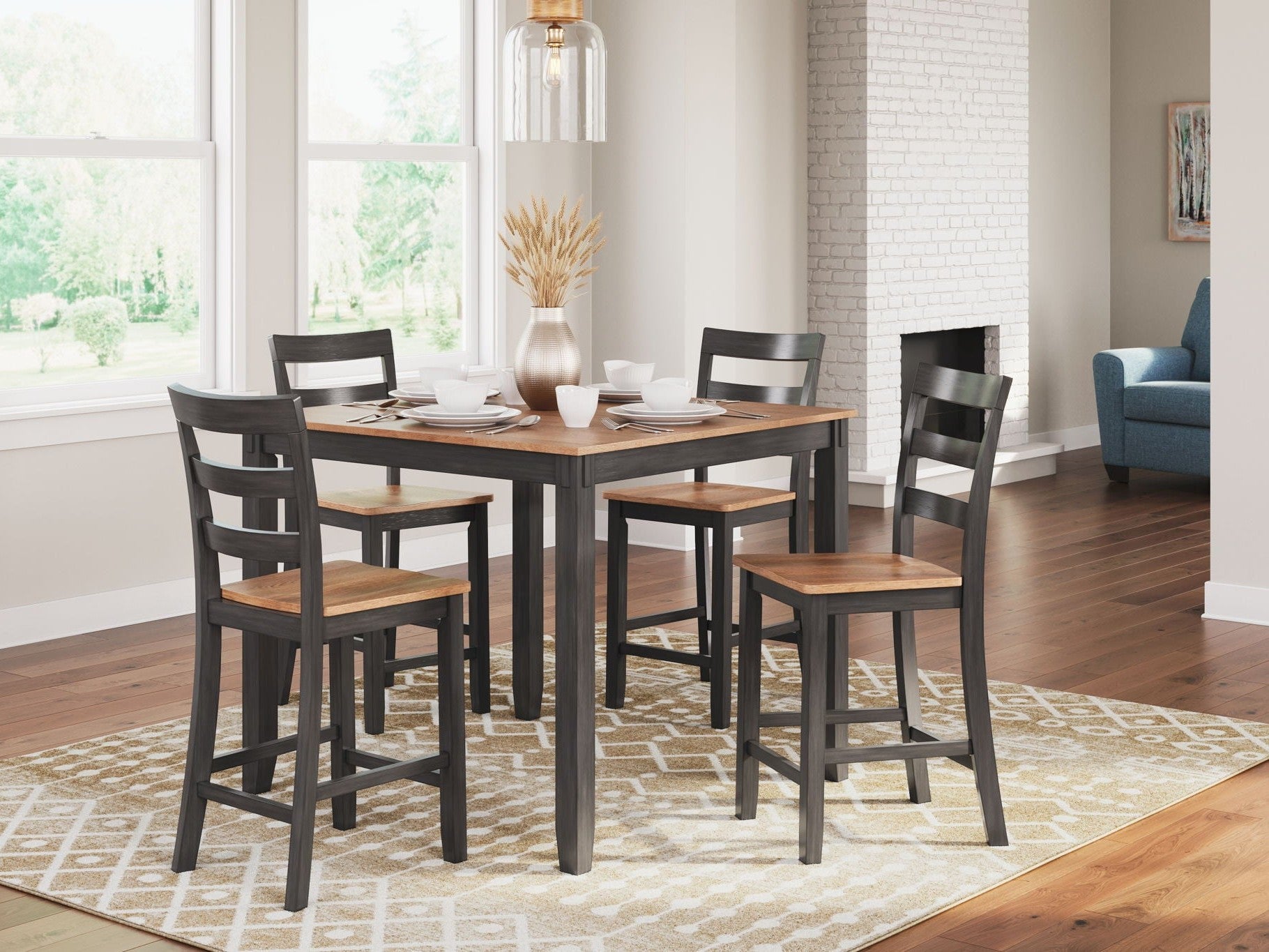 Gesthaven - Dining Room Counter Table Set