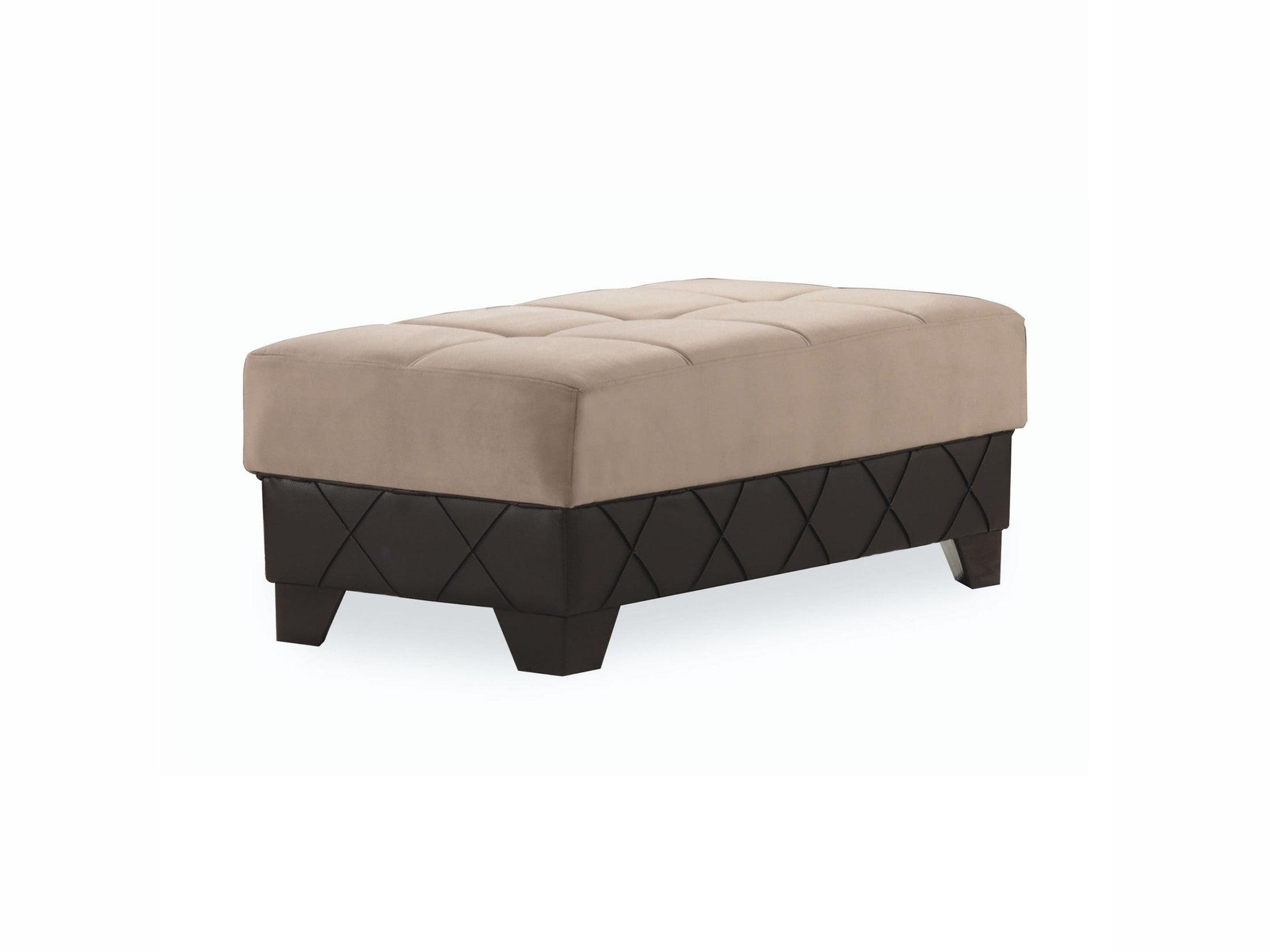 Ottomanson Molina - Upholstered Convertible Ottoman With Storage