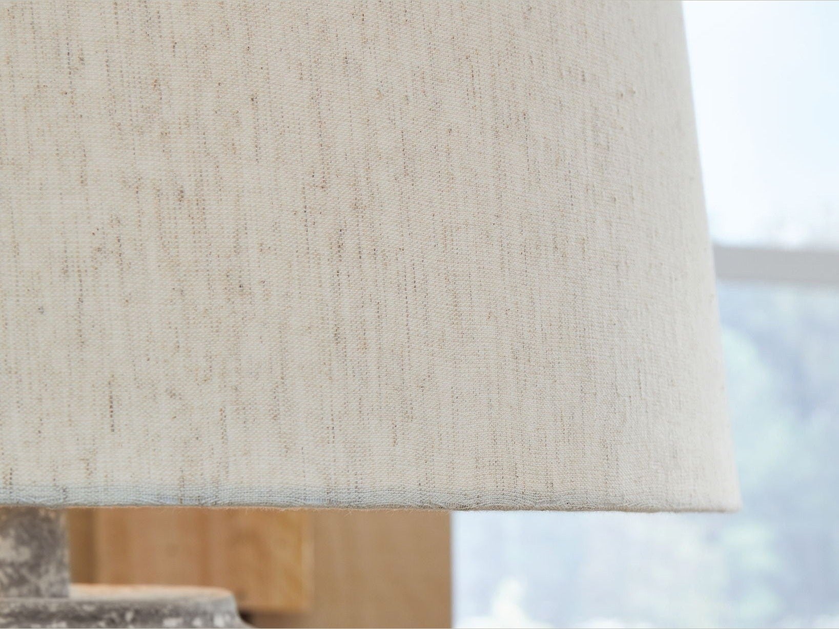 Dreward - Paper Table Lamp - Distressed Gray