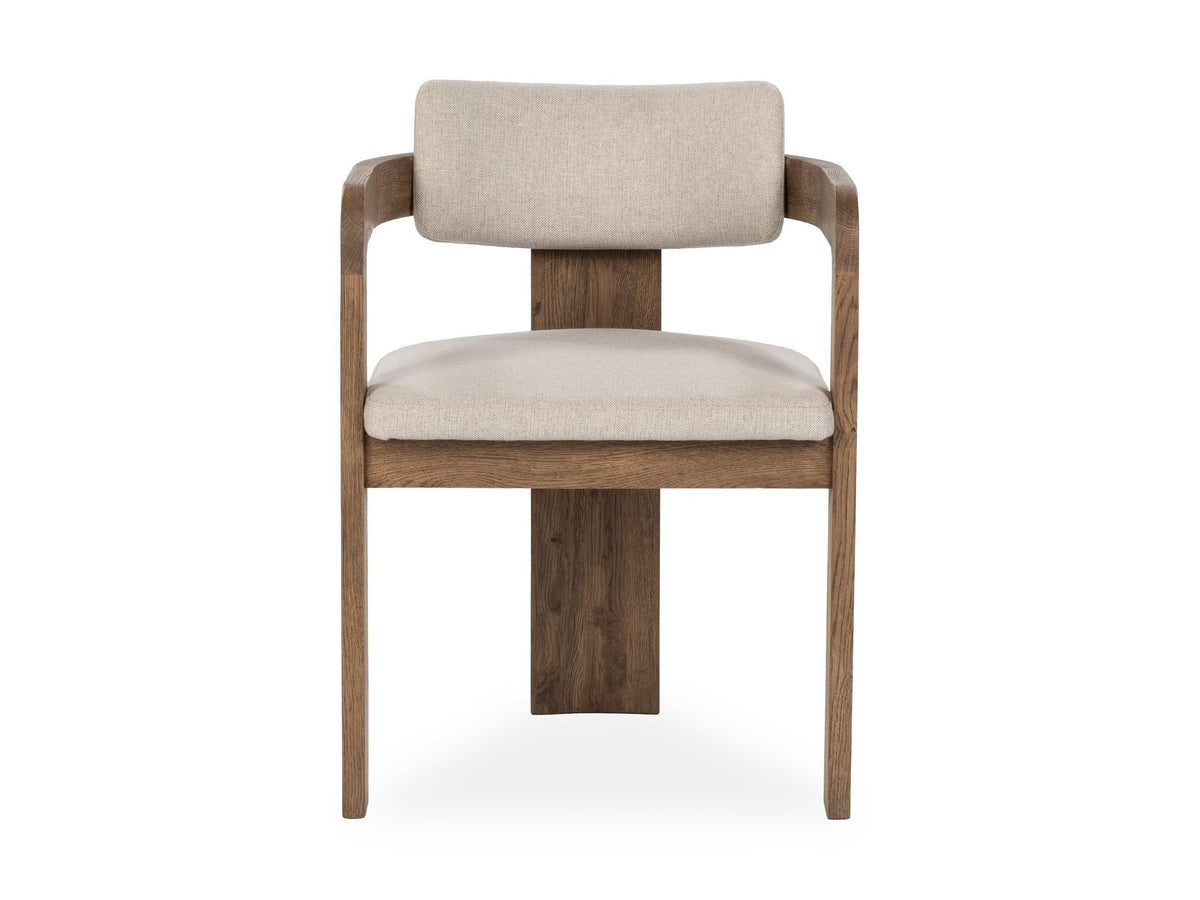 Labelle - Dining Armchair - Tan Oak