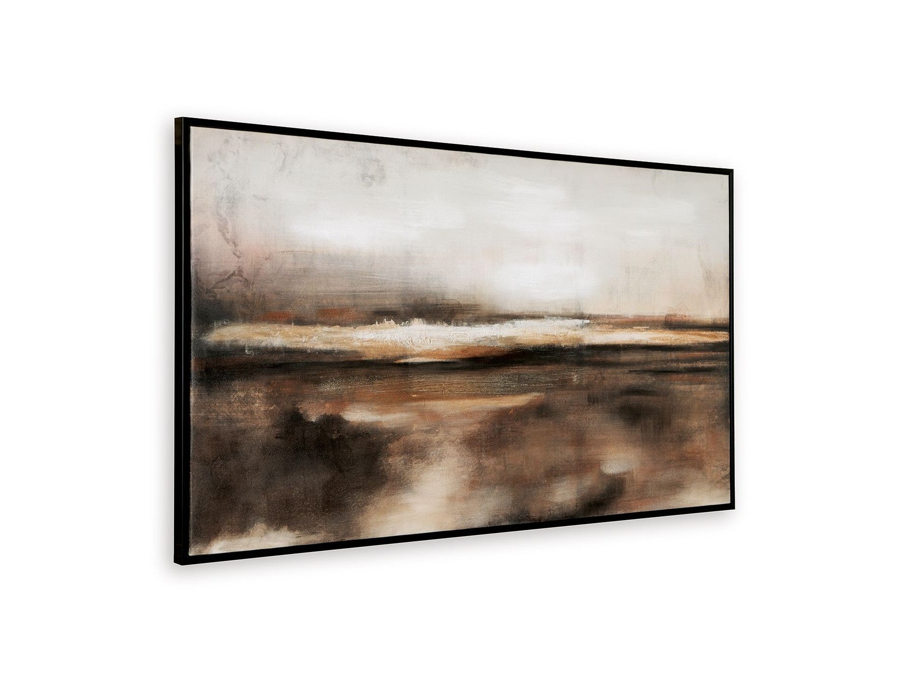 Drewland - Wall Art - Black / Brown / Orange