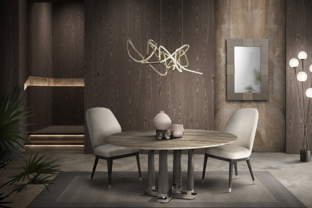 Stone International Daytona Round Dining Table