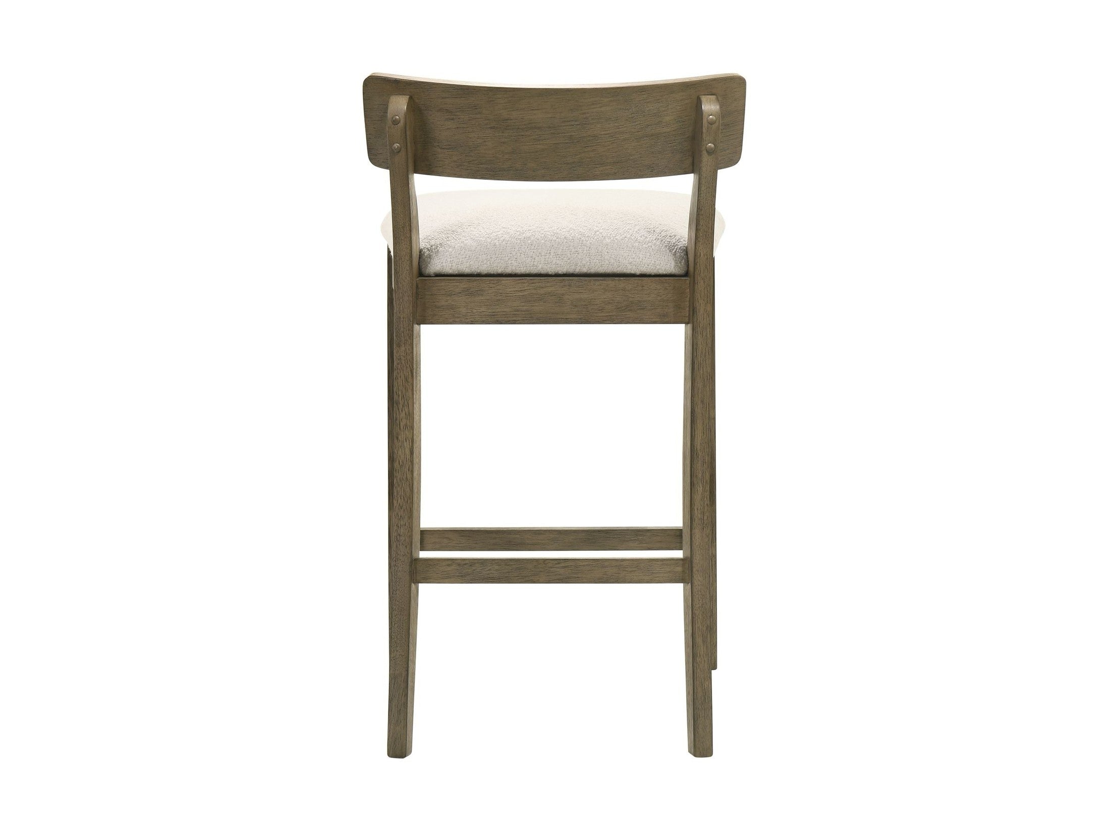 Merie - Modern Transitional Wood Counter Height Kitchen Bar Stool