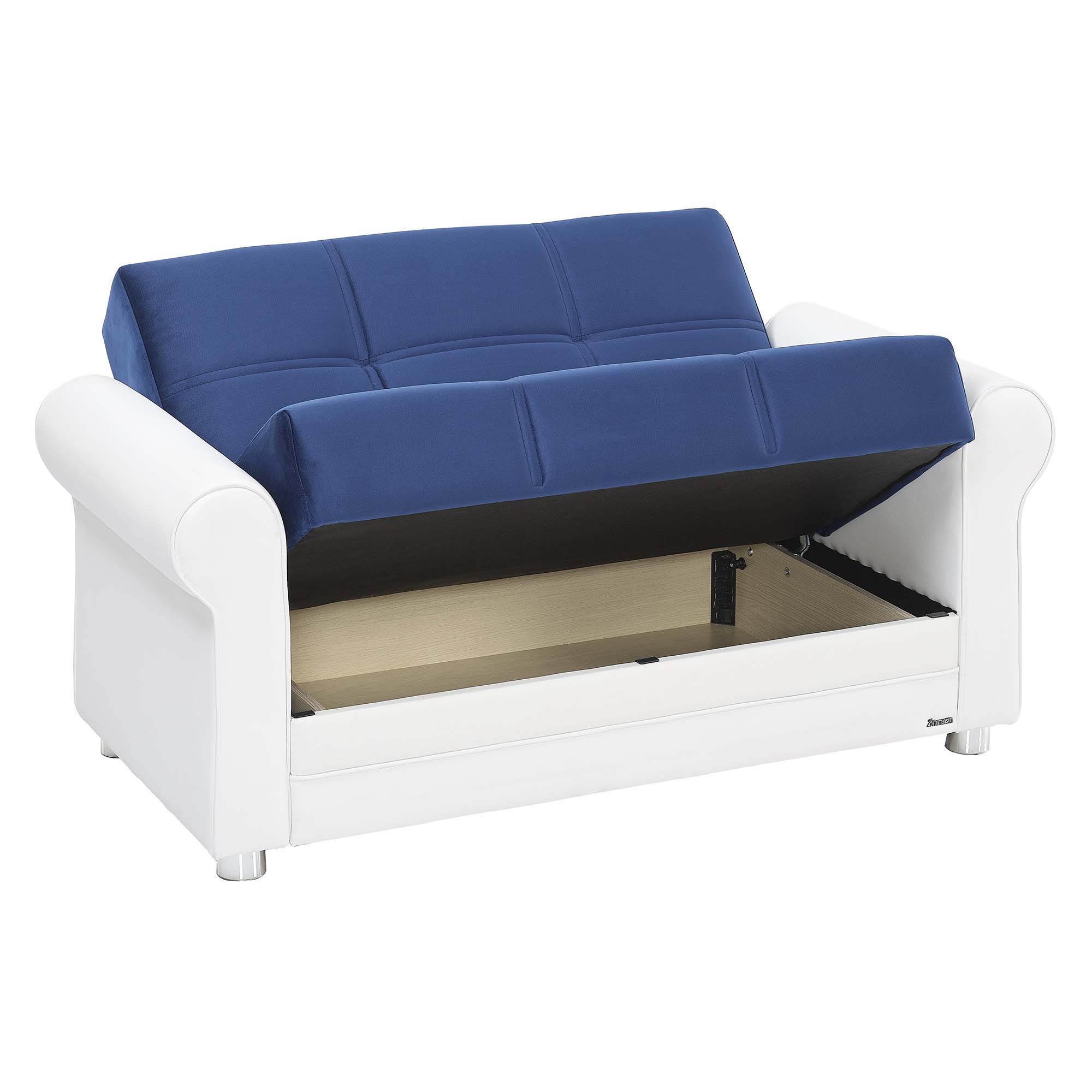 Ottomanson Avalon - Upholstered Convertible Loveseat With Storage