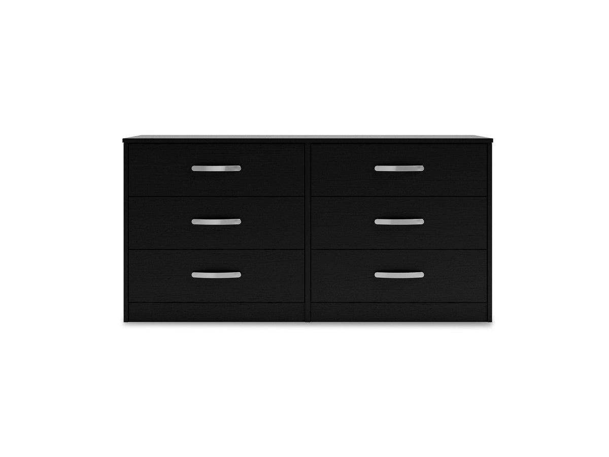 Finch - Six Drawer Dresser - 29'' Height - Black