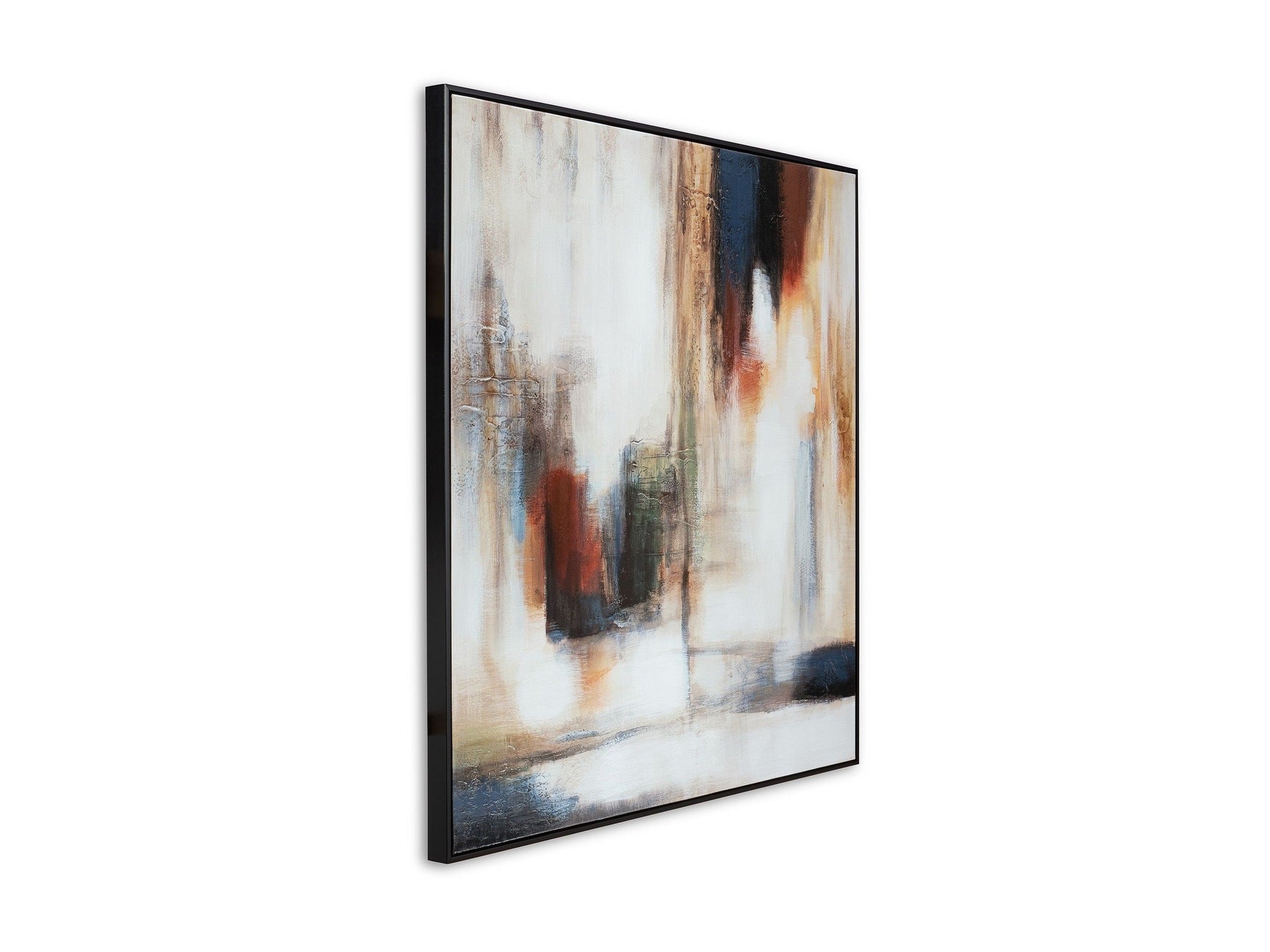 Pigeonford - Wall Art - White / Teal / Gold