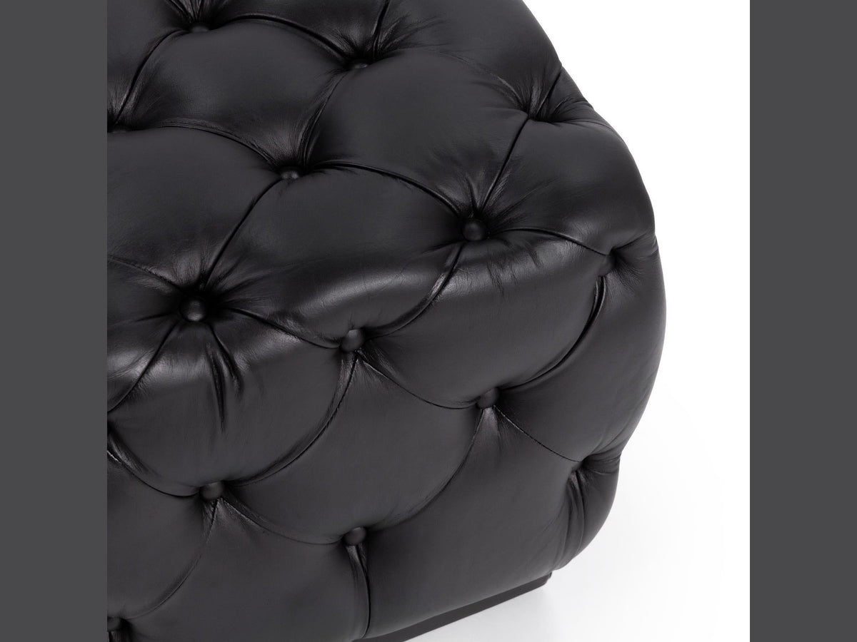Briar - Square Ottoman - Midnight Raven