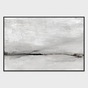 Hush - 60" x 40" Painting Art by Buddy Whitlock - Light Gray