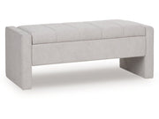 Akselman - Storage Bench - Gray