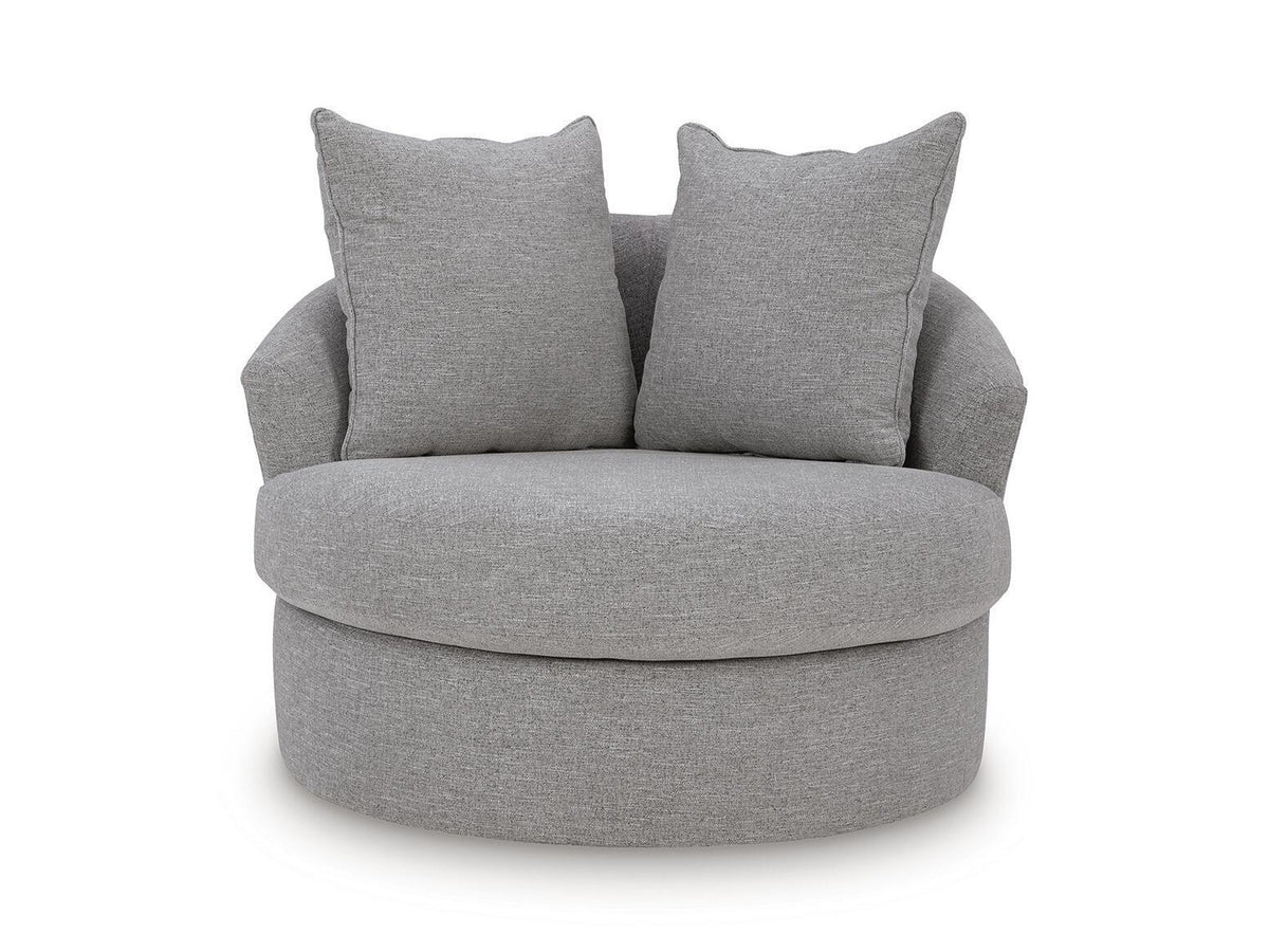 UrbanCrest - Swivel Accent Chair - Pewter