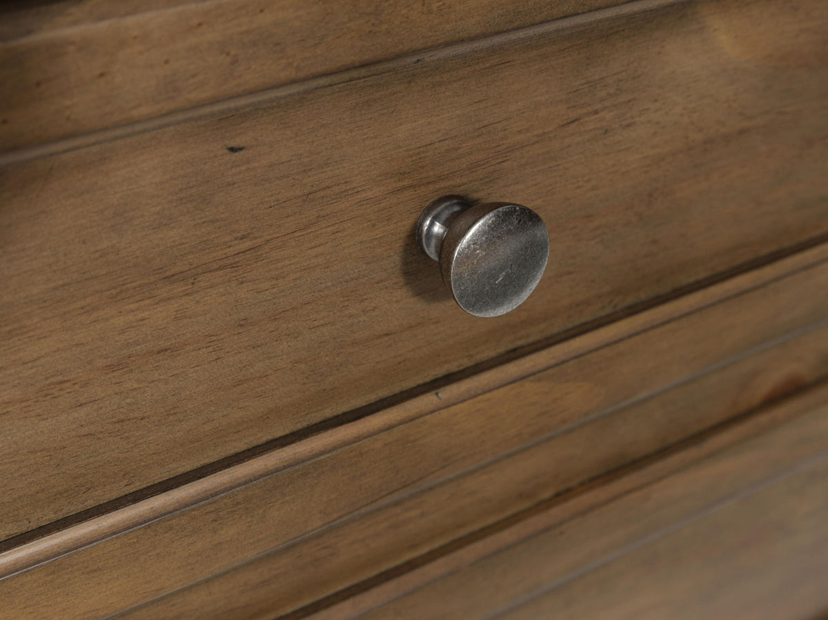 Feddinger - Dresser And Mirror - Medium Brown