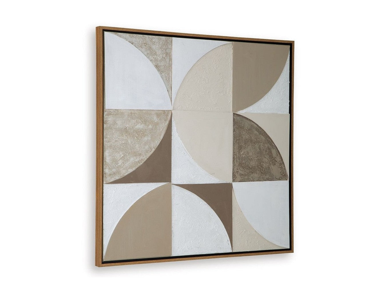 Harelman - Wall Art - Tan / Taupe / White