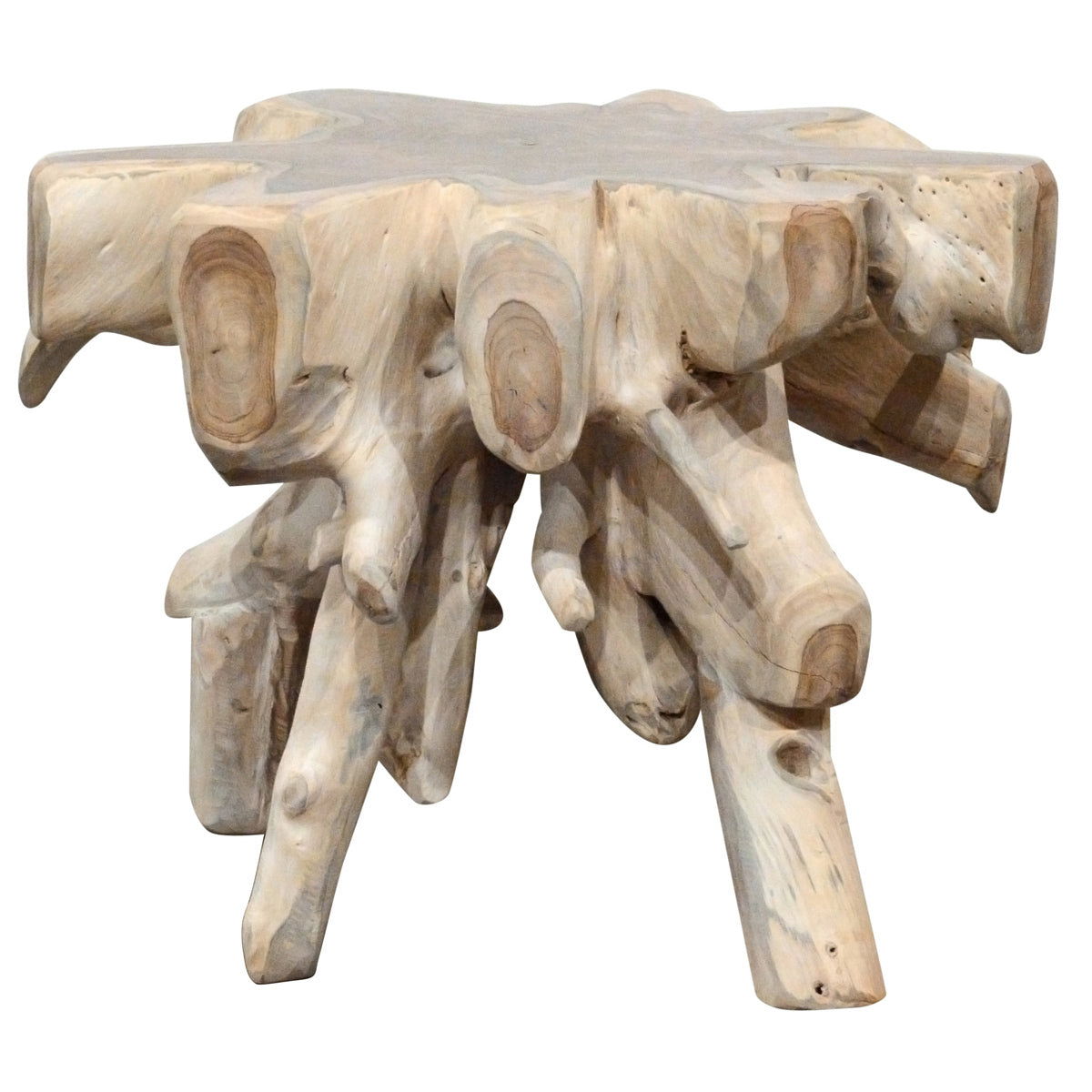 Cypress - Teak Root End Table