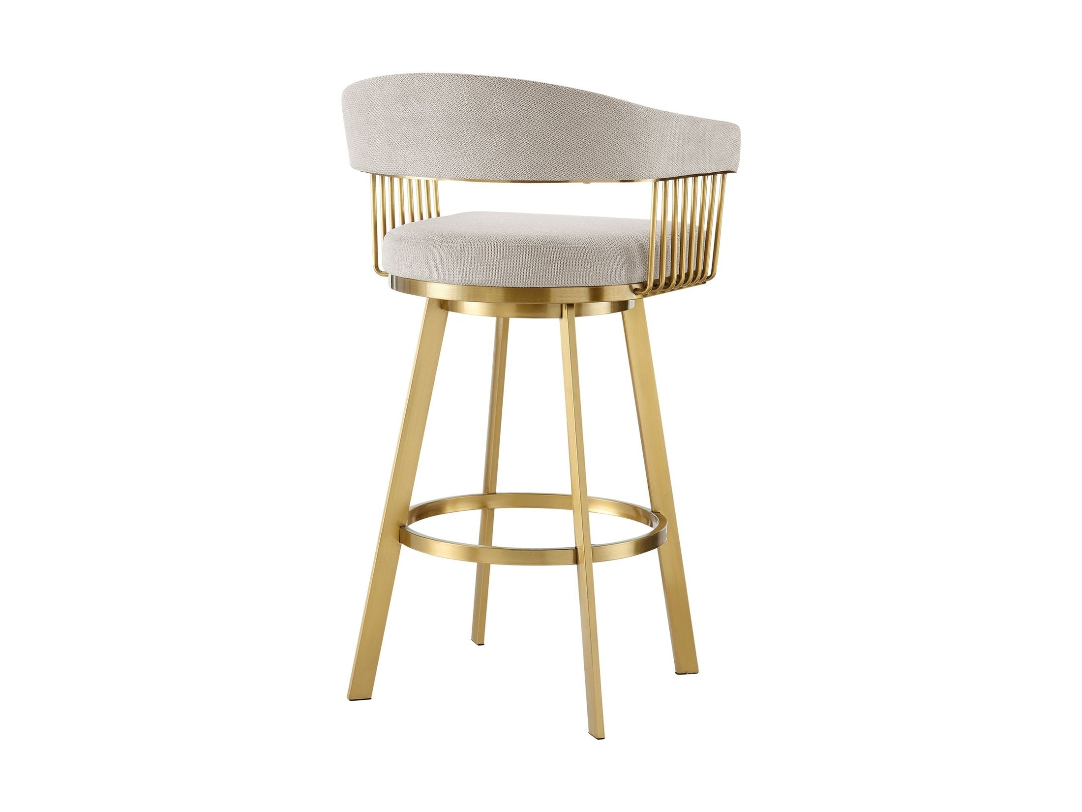 Chelsea - Swivel Fabric Stool