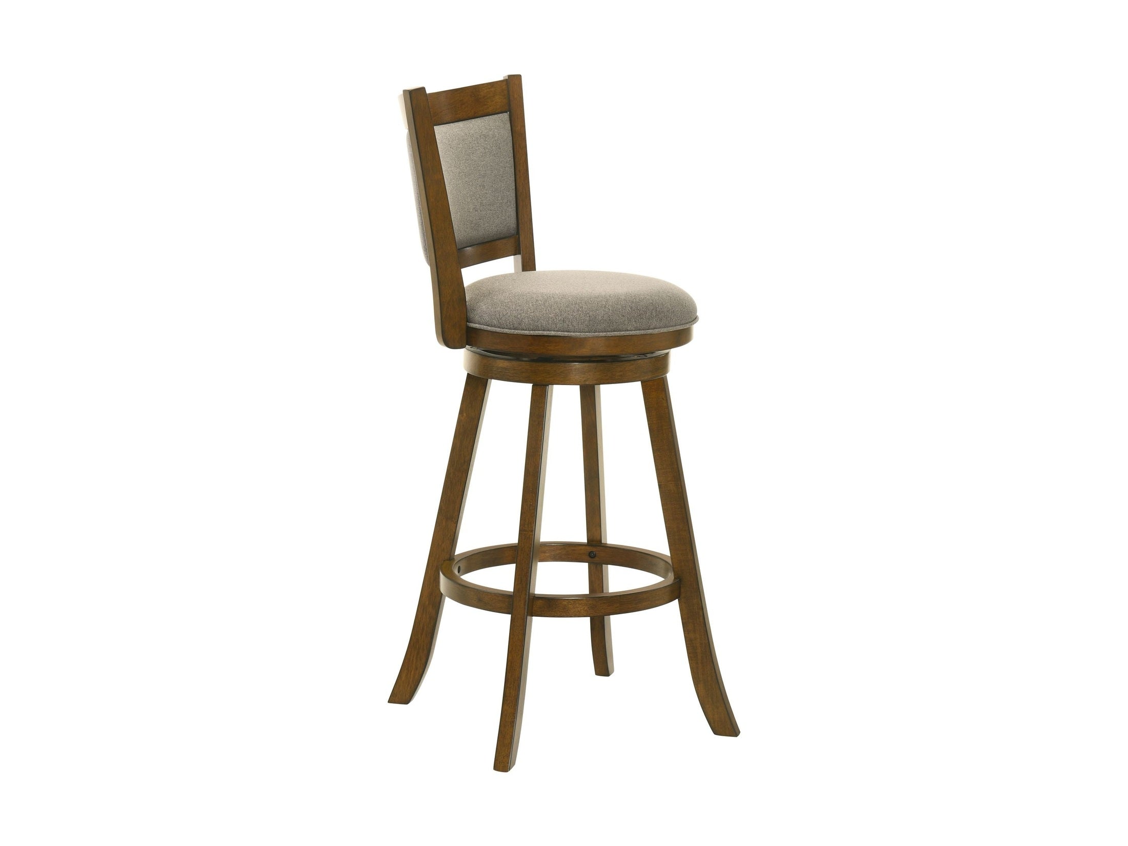 Aiden - Modern Farmhouse Swivel Wood Bar Height Kitchen Bar Stool
