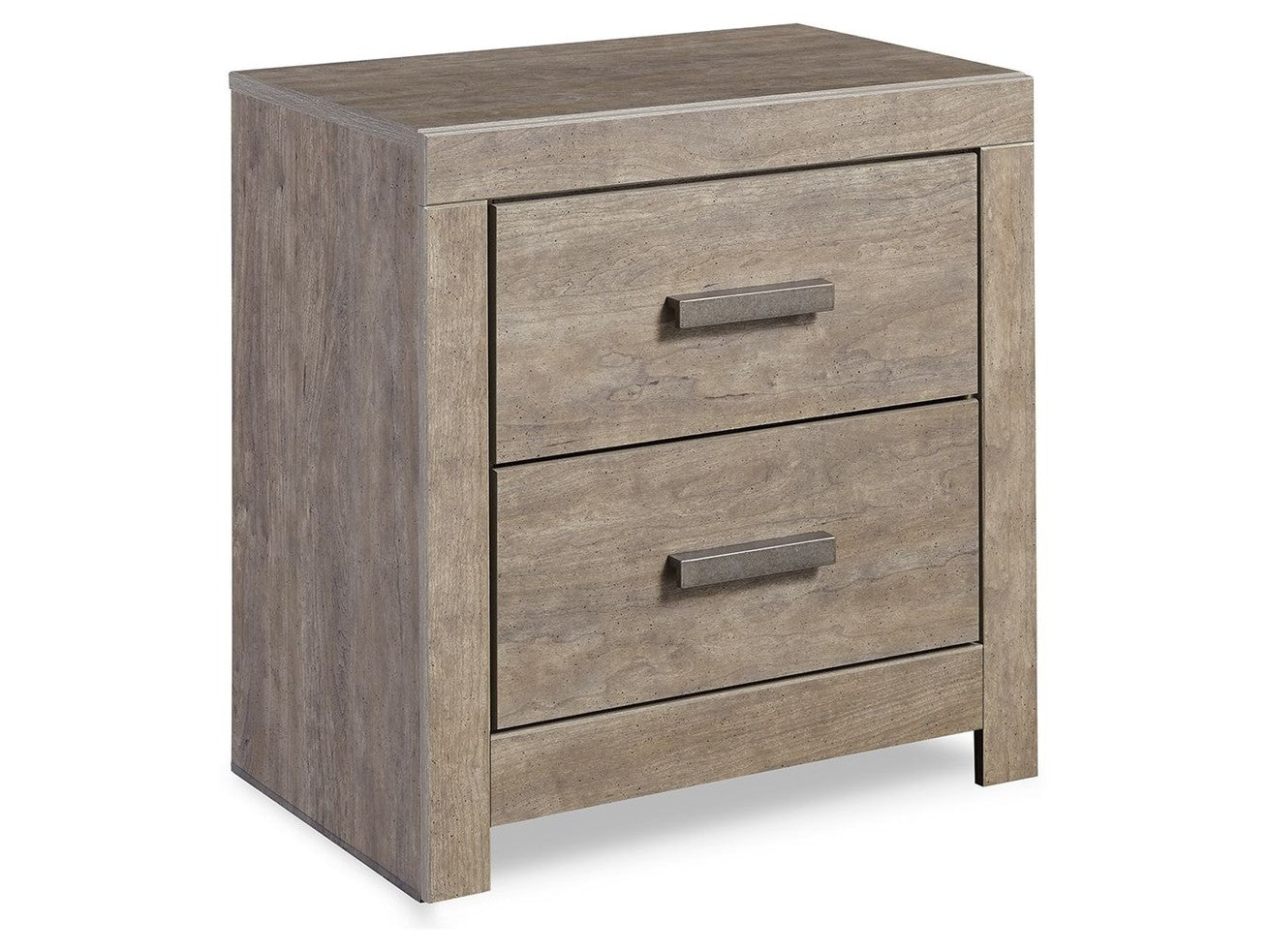 Culverbach - Two Drawer Night Stand - Gray