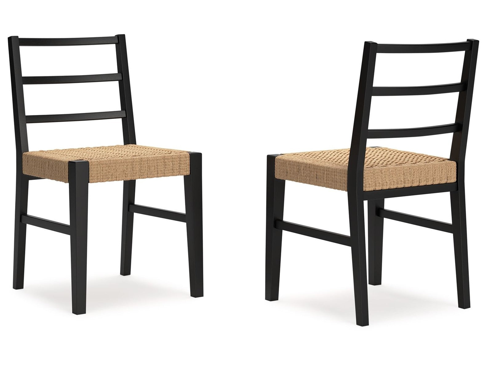 Isanti - Dining Room Side Chair (Set of 2) - Light Brown / Black