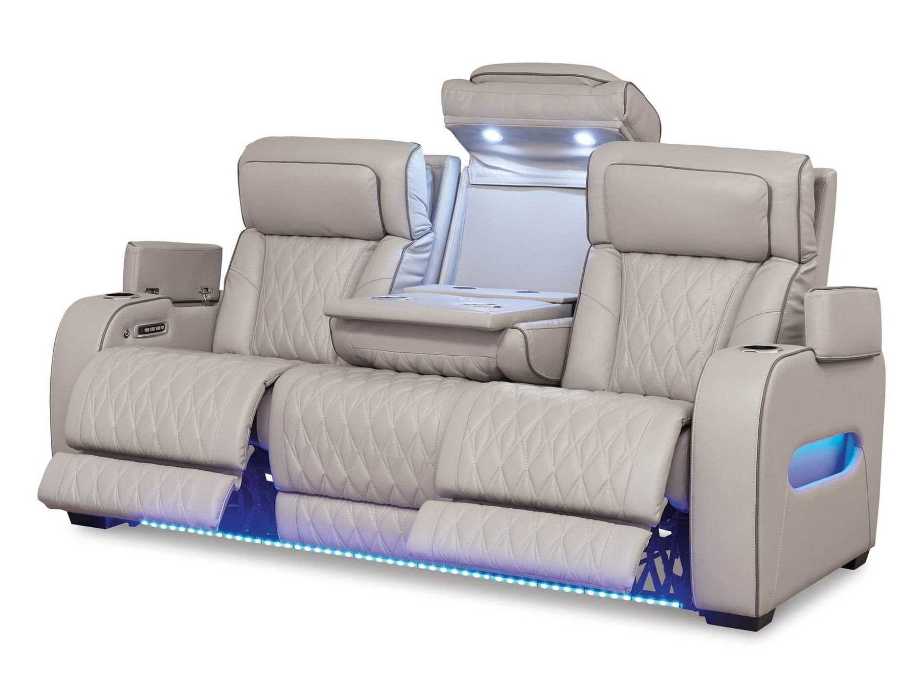 Boyington - Power Reclining Sofa With Adj Headrest