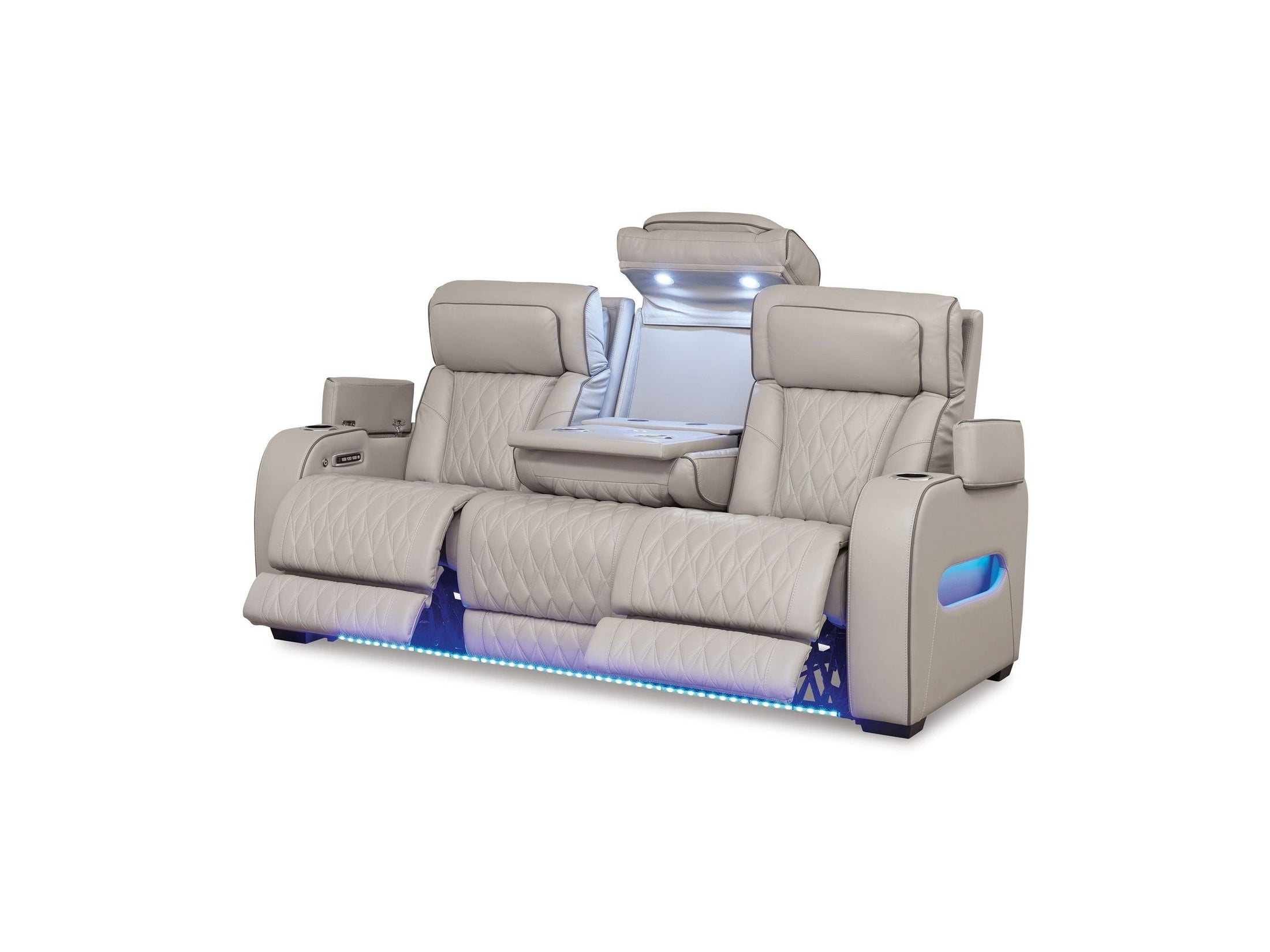 Boyington - Power Reclining Sofa With Adj Headrest