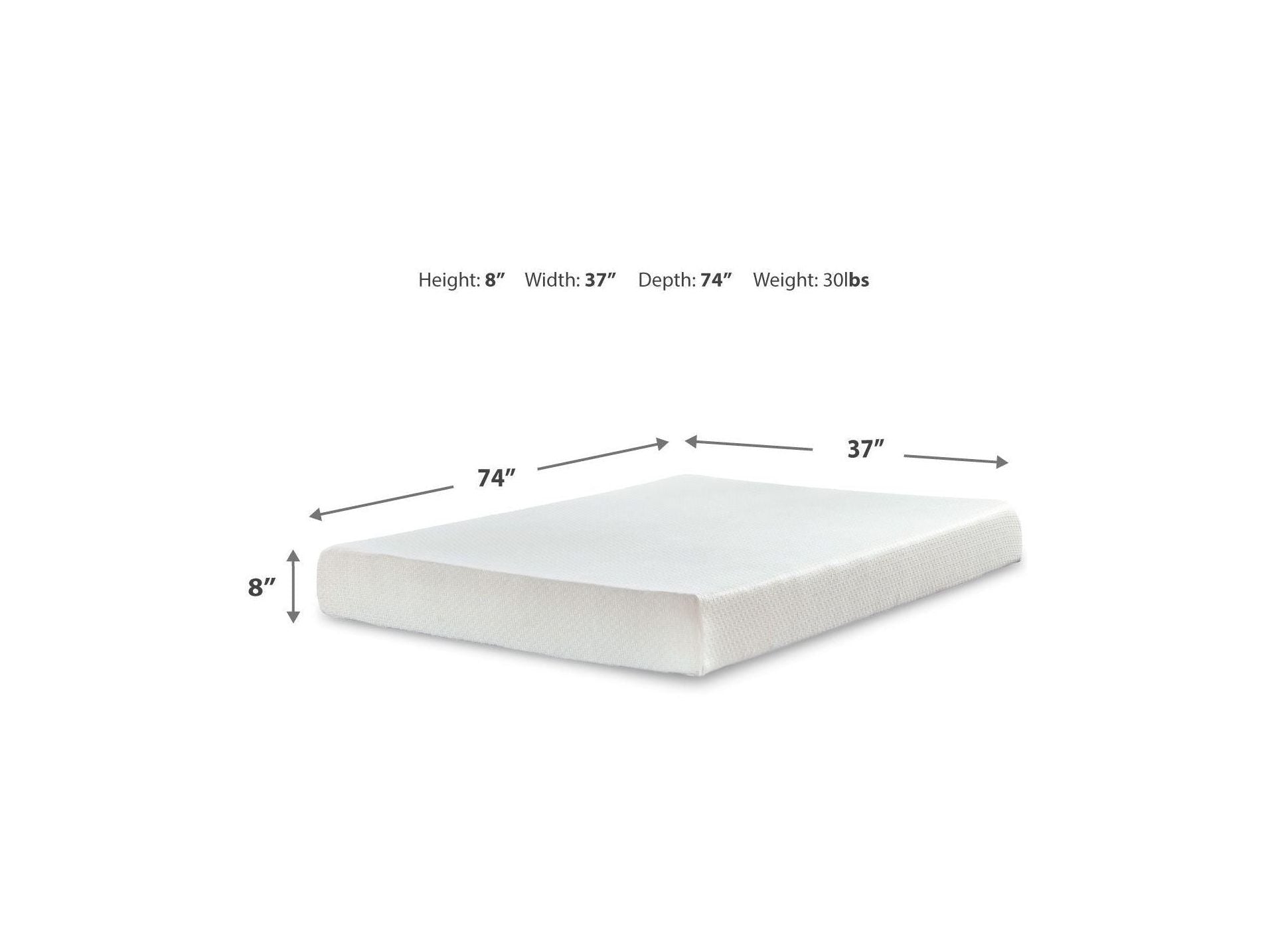 Chime 8 Inch Memory Foam - Medium Memory Foam Mattress
